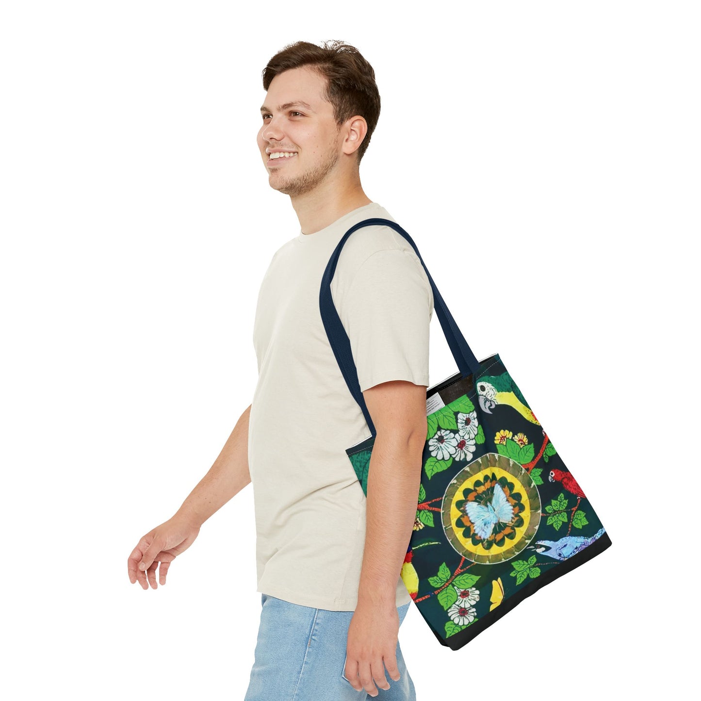 Parrots & Butterfly/Real Wings Tote Bag - 3 Sizes