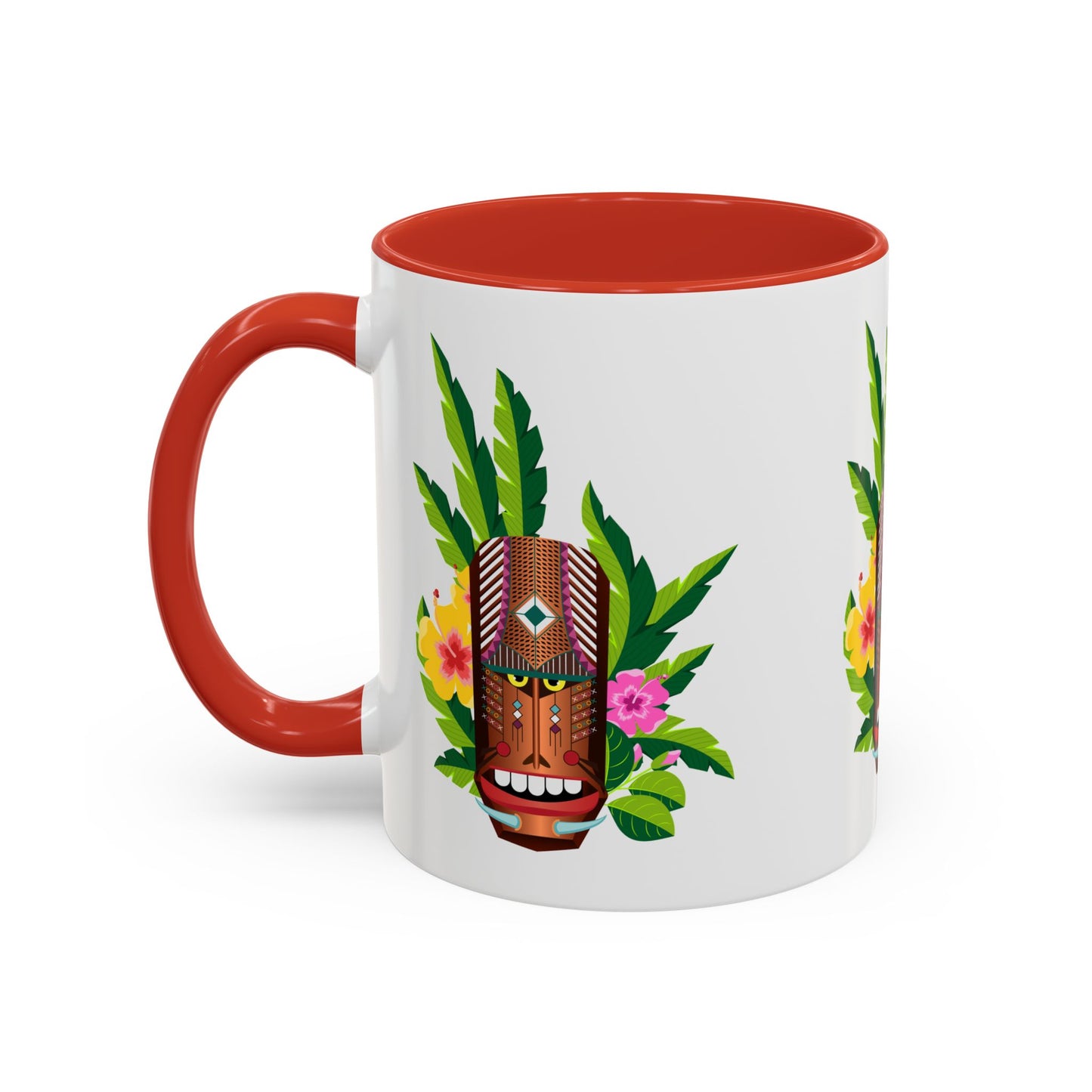 Accent Coffee Mug (11, 15oz), 8 Colors - Tiki Boss Loika