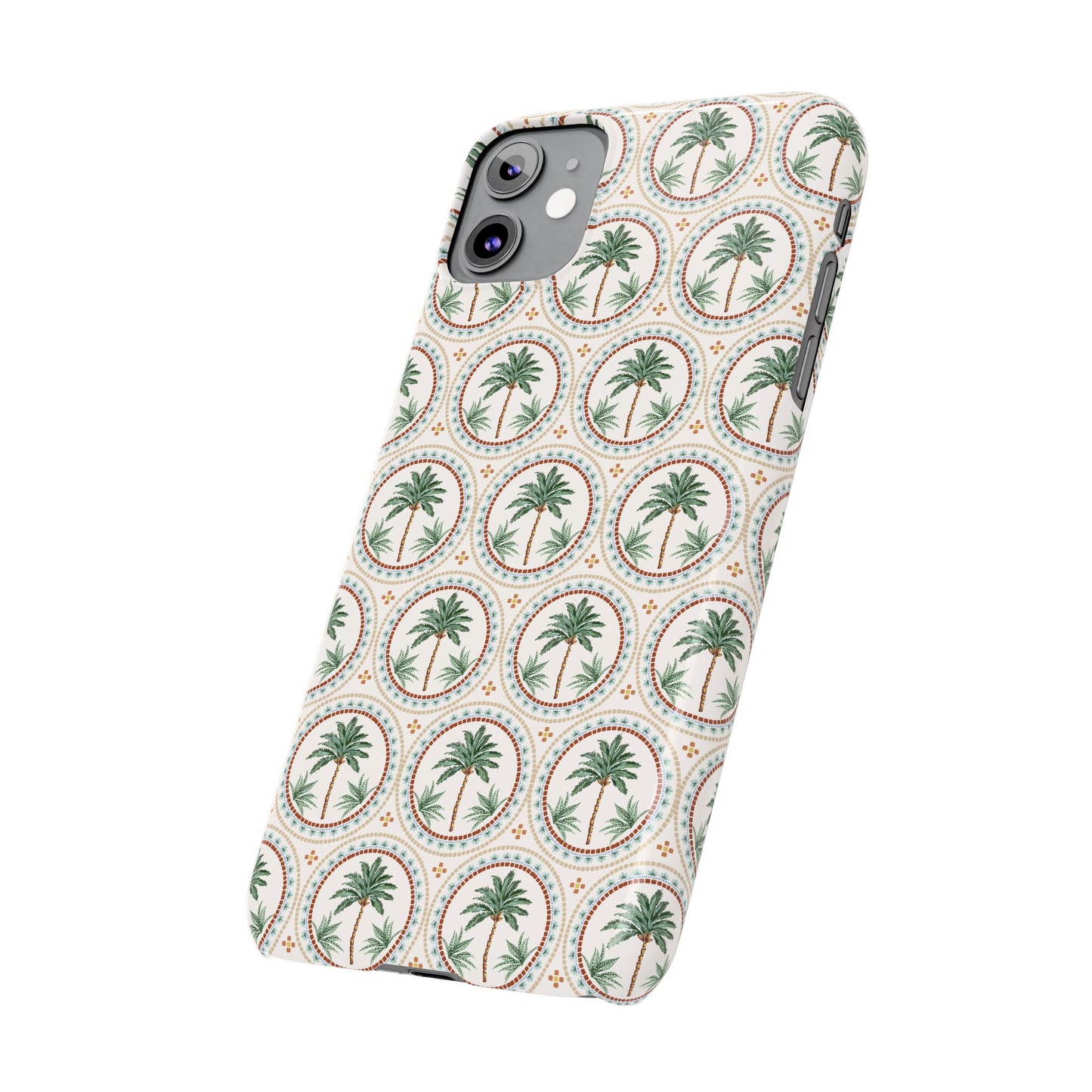 Slim Phone Cases - Mosaic Palm Tree