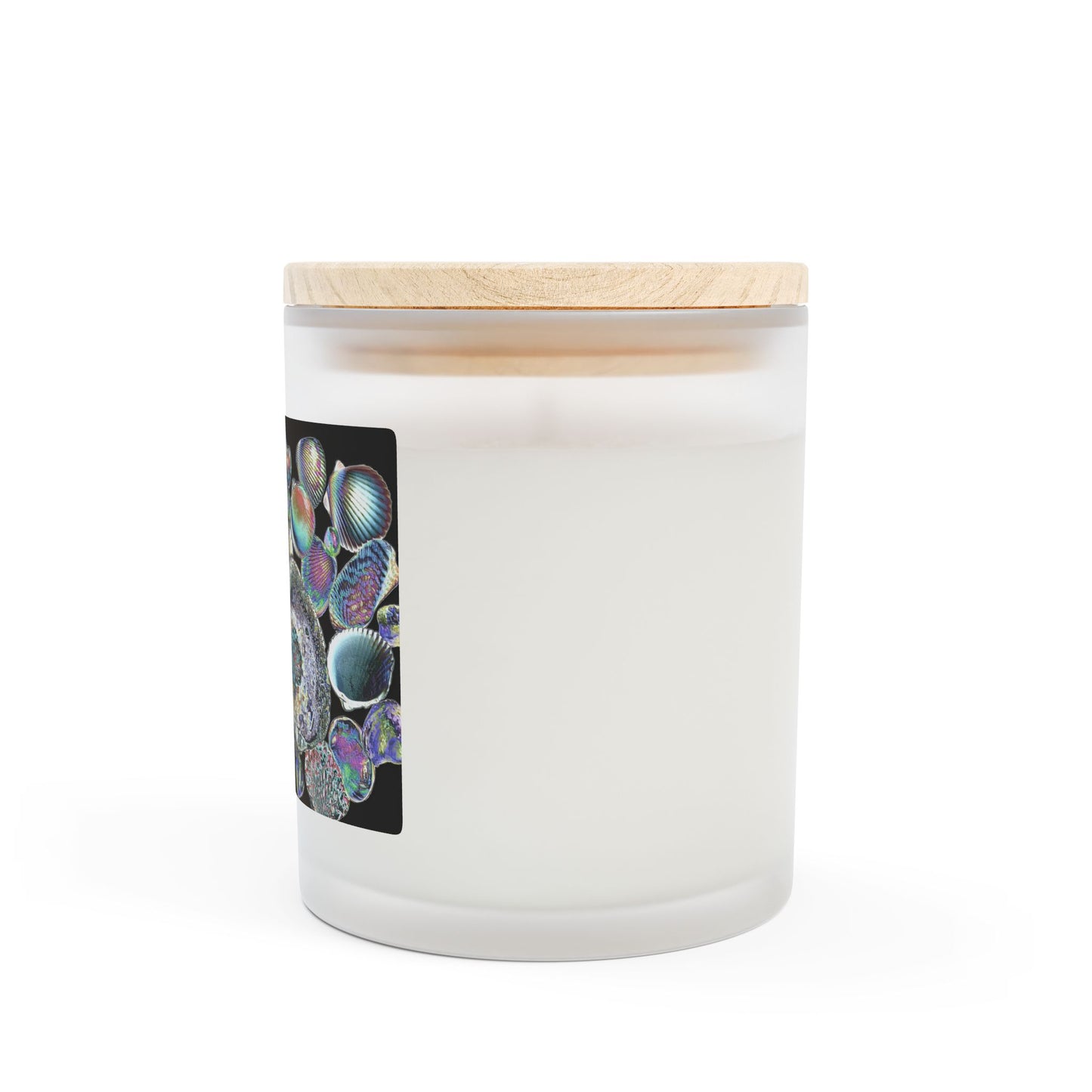 Frosted Glass Candle, 11oz - Heatwave Shell Collection