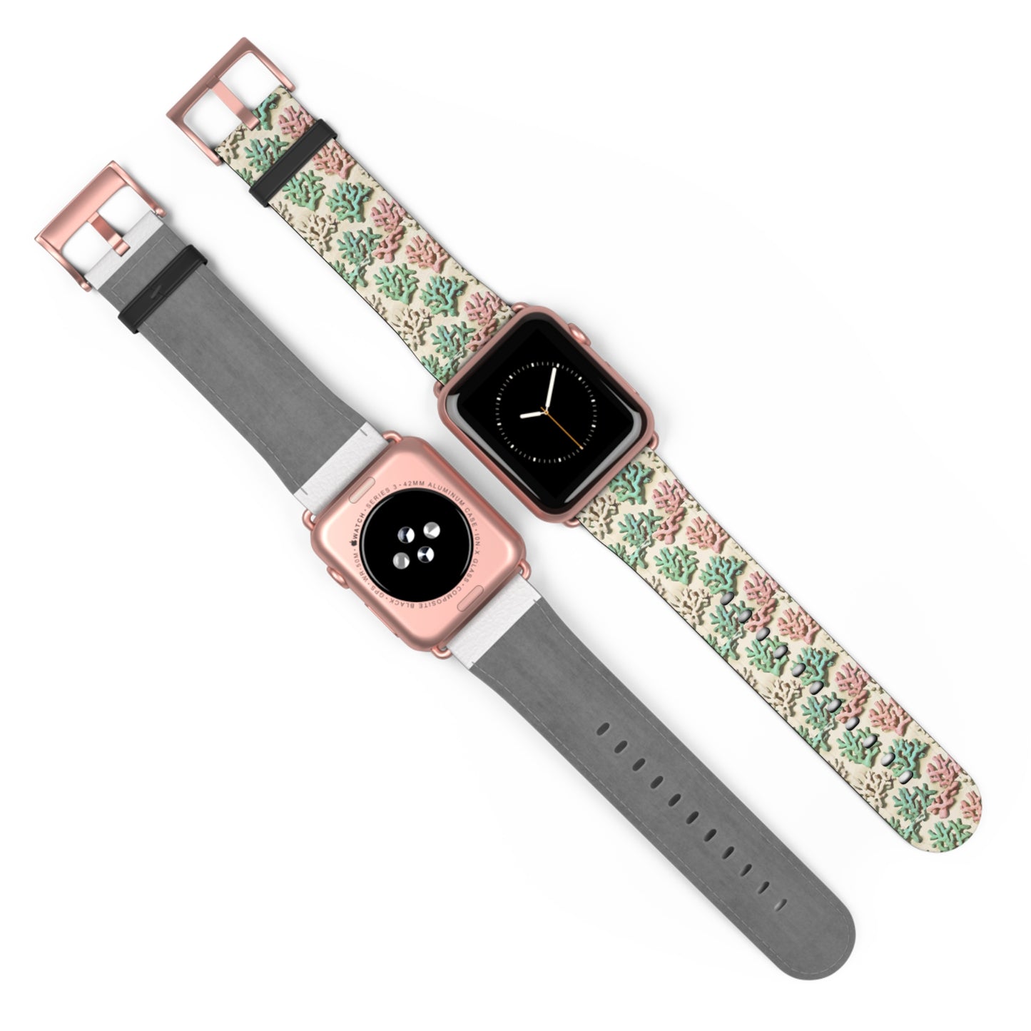 Apple Watch Band - Corals, Cream