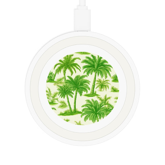 Quake Wireless Charging Pad - Playful Palms Toile