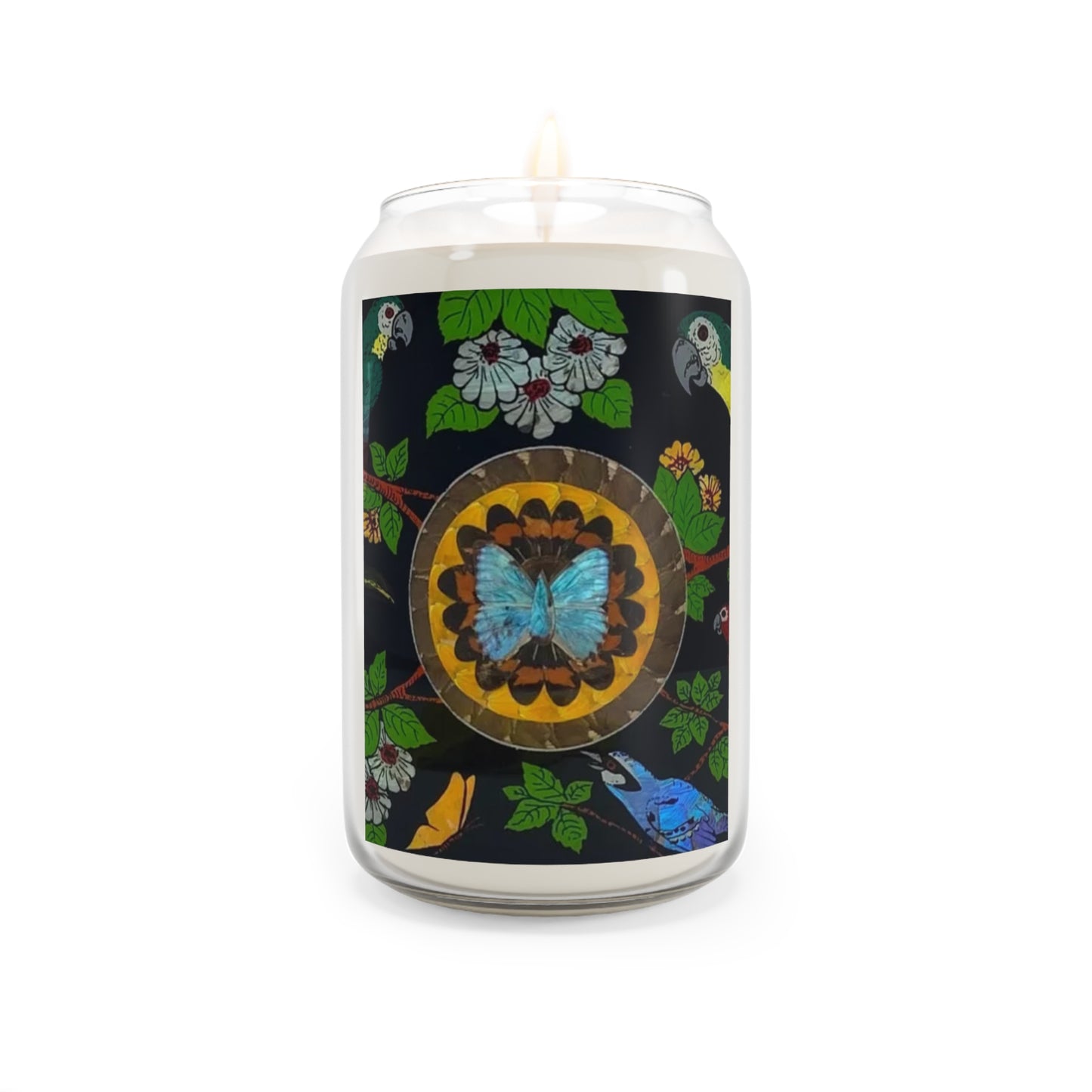 Scented Candle, 13.75oz - Butterfky Wings & Parrots, #1