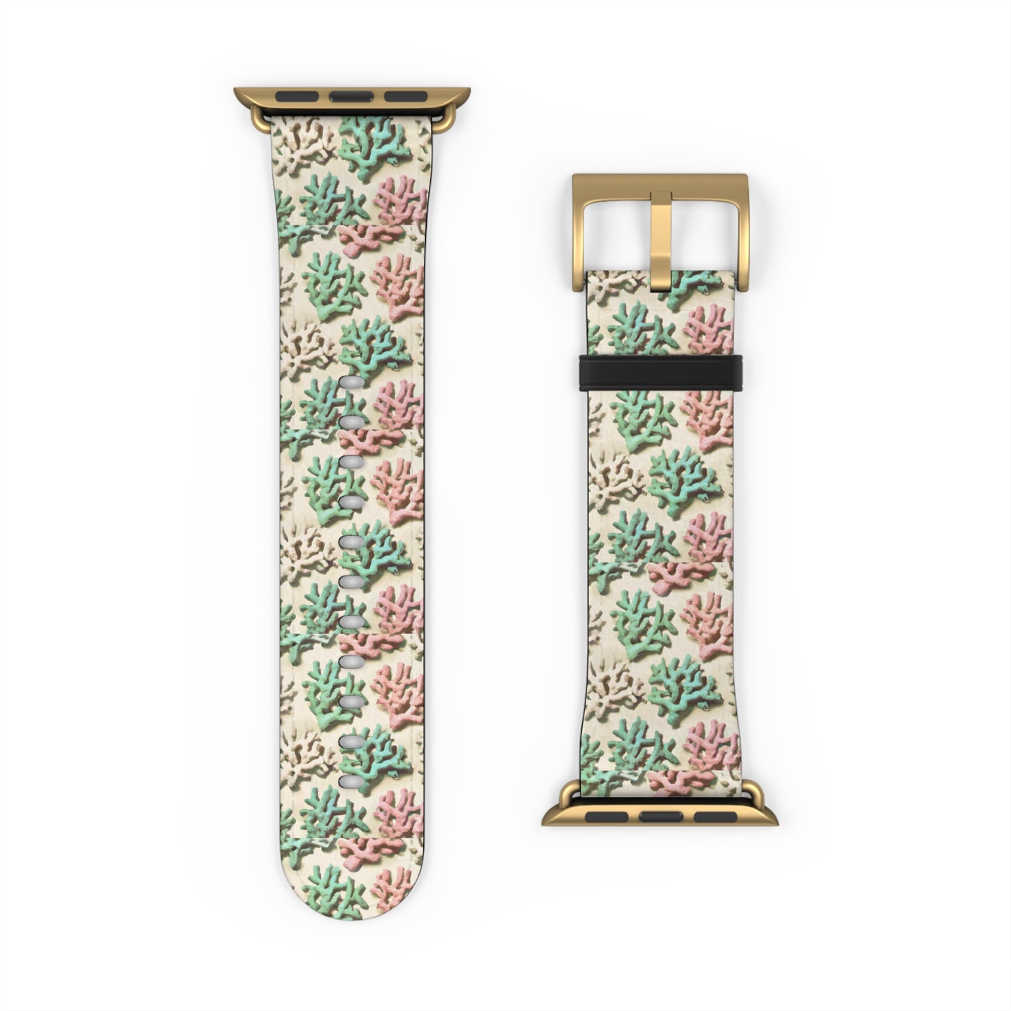 Apple Watch Band - Corals, Cream