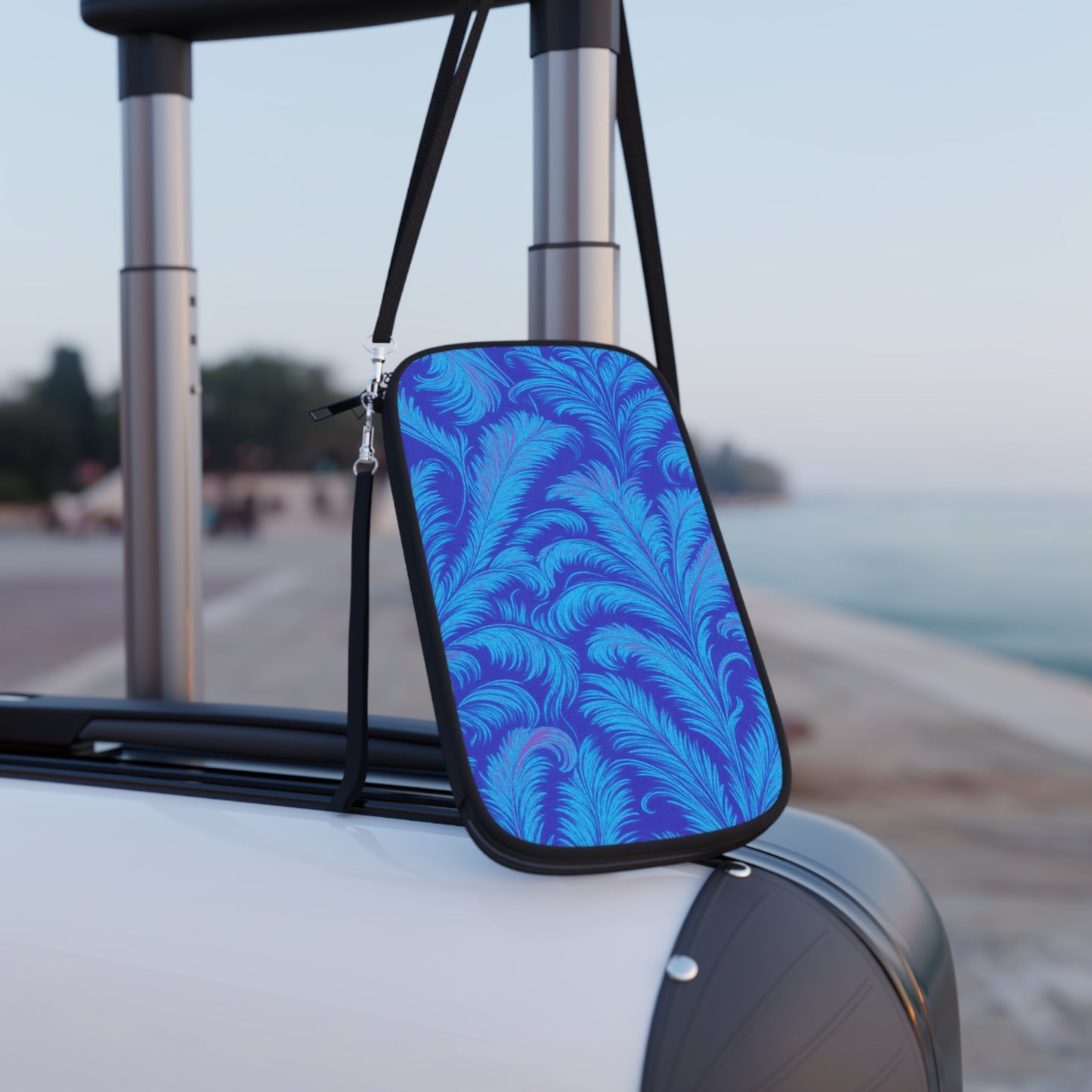 Passport Wallet – Perfect for Travelers & Adventurers / Palms Rocco Blue