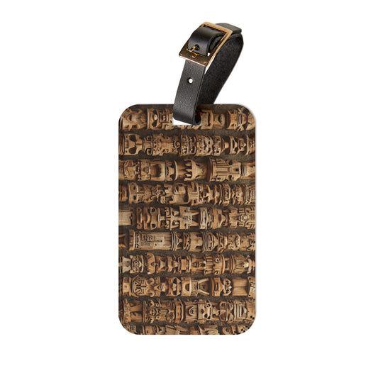 Luggage Tag - Ancient Tiki Totems