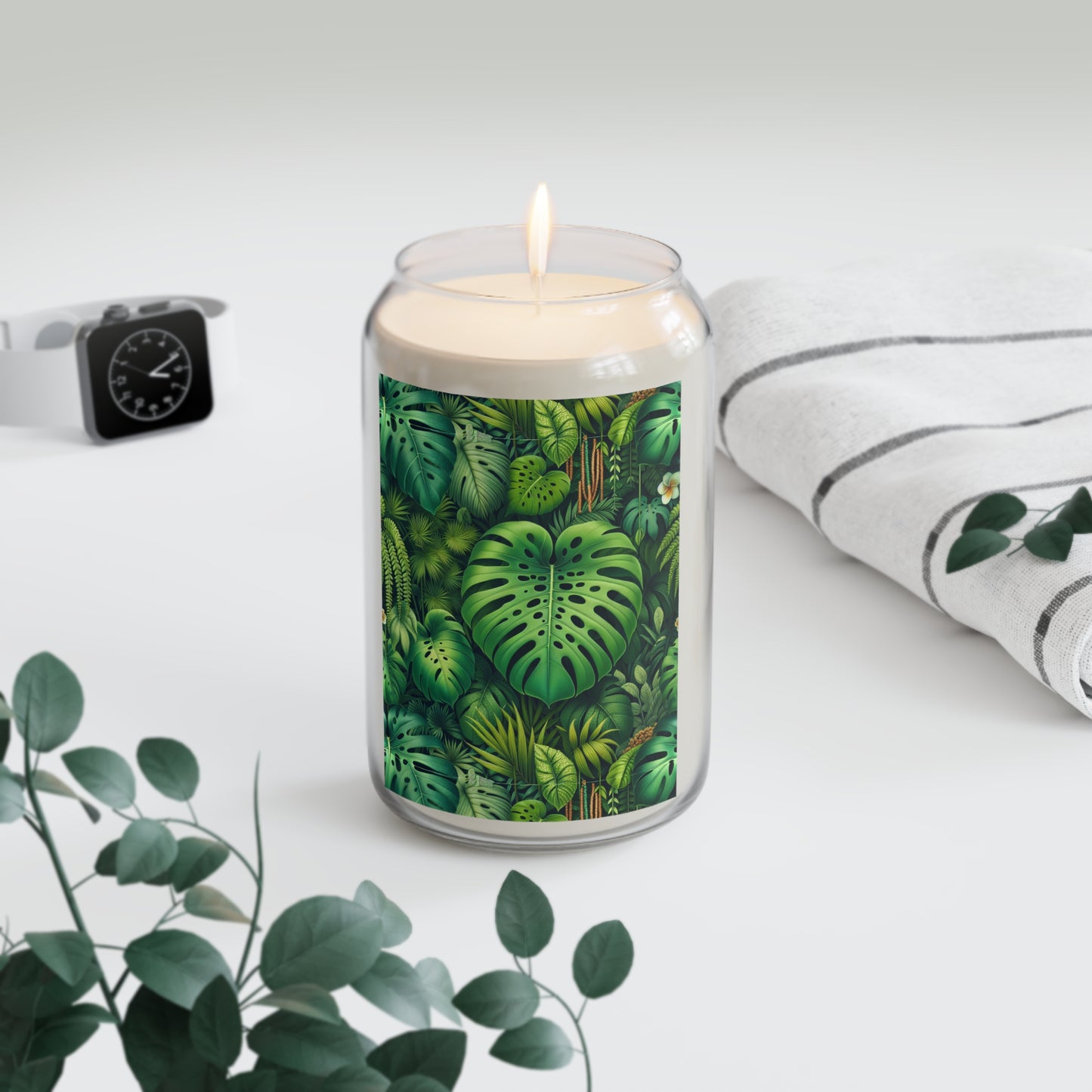 Scented Candle, 13.75oz - Rainforest Greenery