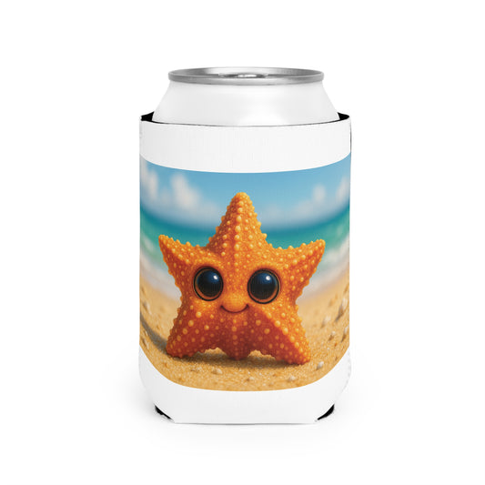 Baby Starfish Can Cooler Sleeve - Perfect for Outdoor Picnics