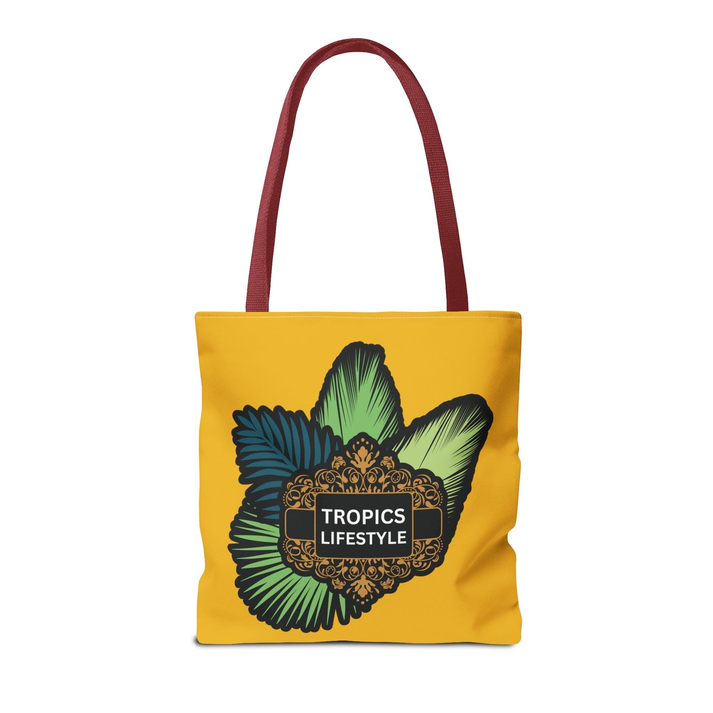 Elegant Tropics Lifestyle Logo Tote Bag - 3 Sizes, Yellow