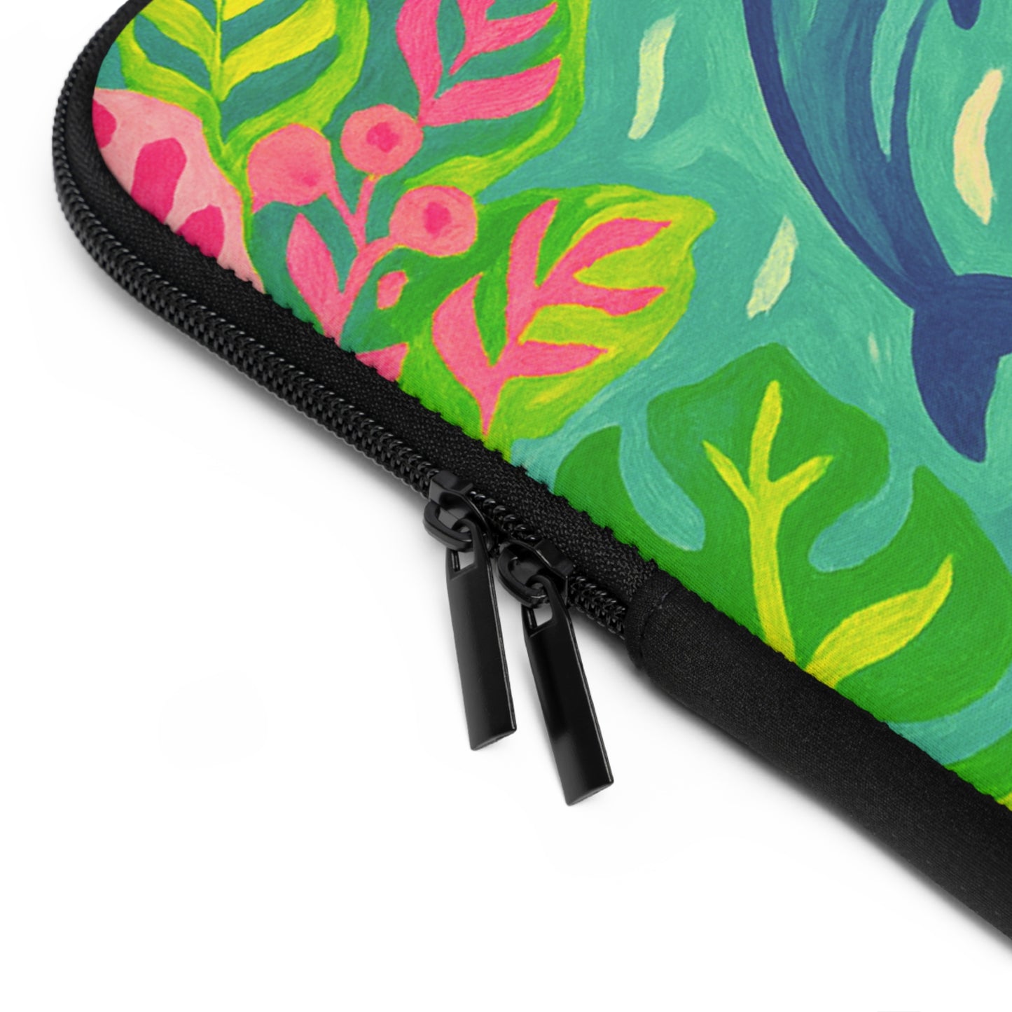 Tropical Laptop Sleeve, 5 Sizes - Perfect for Ocean Lovers & Students / Jumping Dolphins