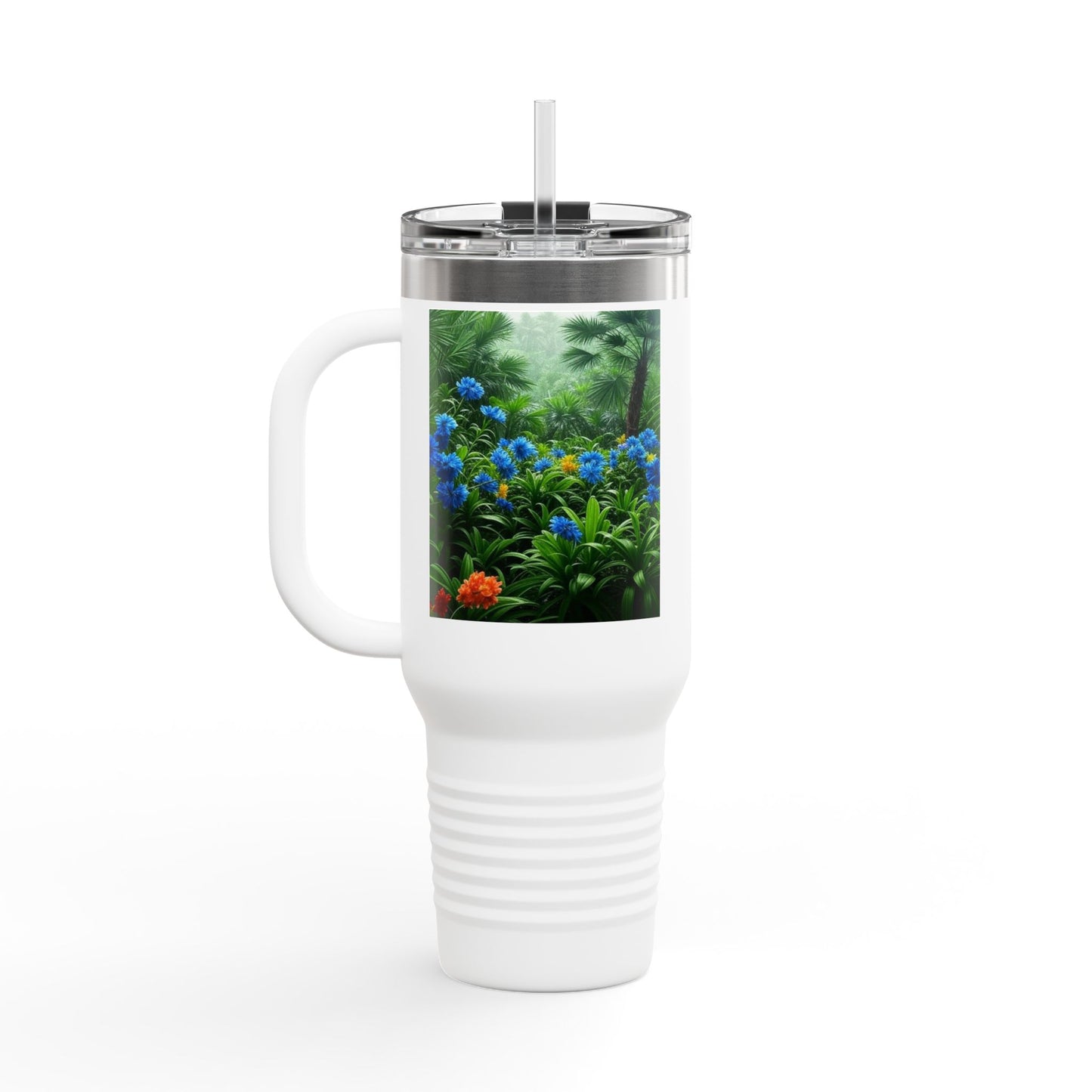 After the Rainforest Rain Insulated Travel Mug - 40oz - Perfect for Outdoor Adventures