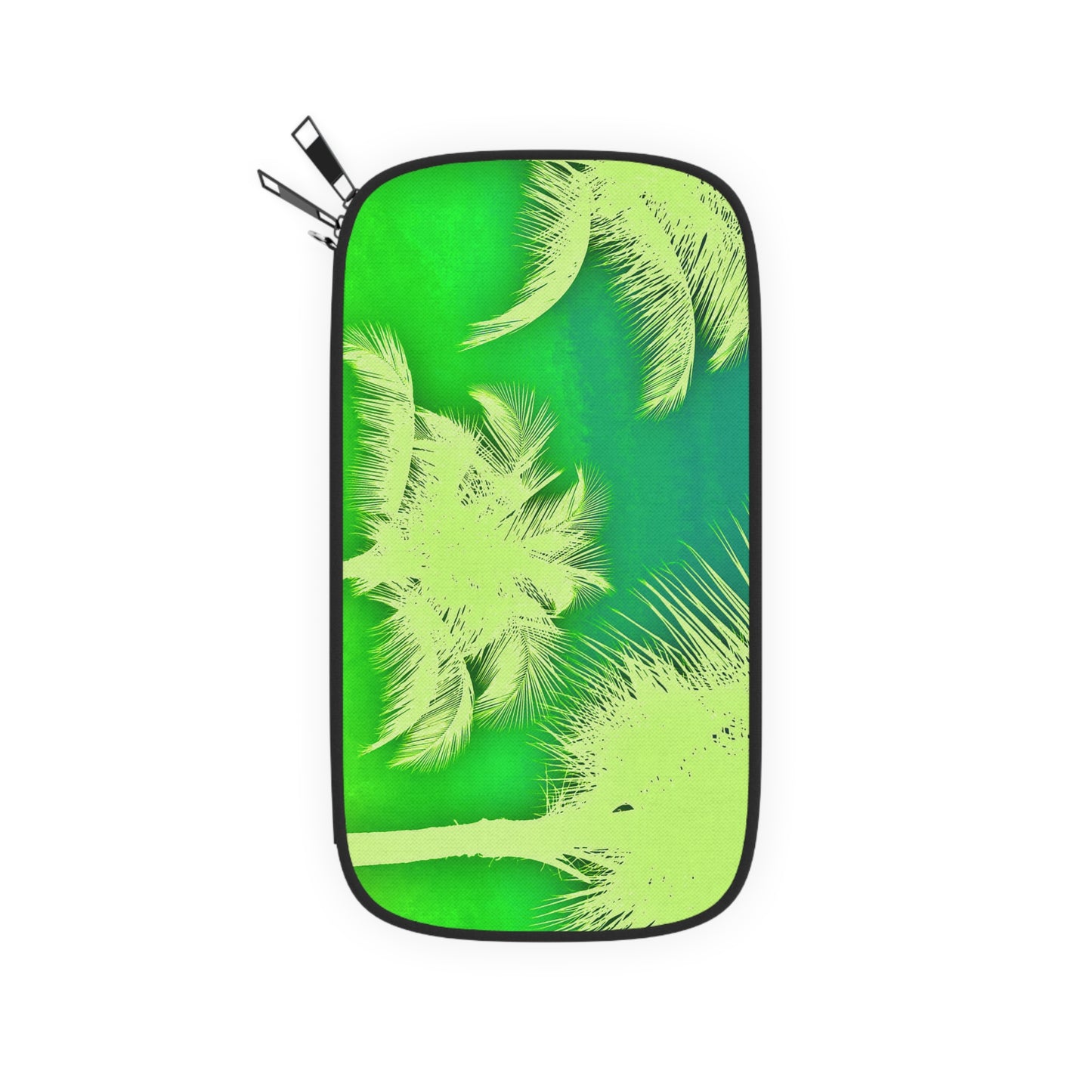 Passport Wallet – Perfect for Travelers & Adventurers / Palm Glow Green