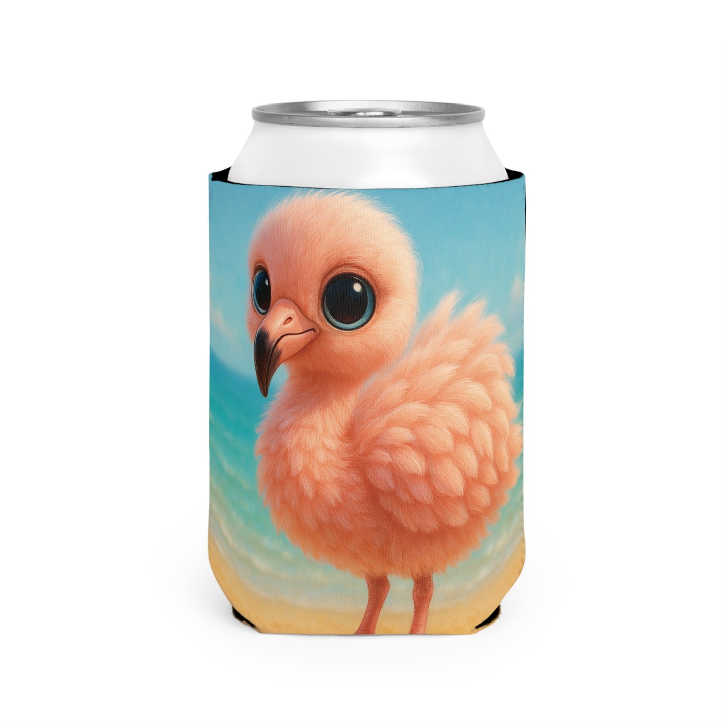 Baby Flamingo Can Cooler Sleeve - Perfect for Outdoor Picnics