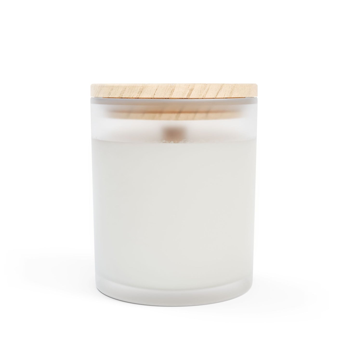 Frosted Glass Candle, 11oz, Old Tiki Totems