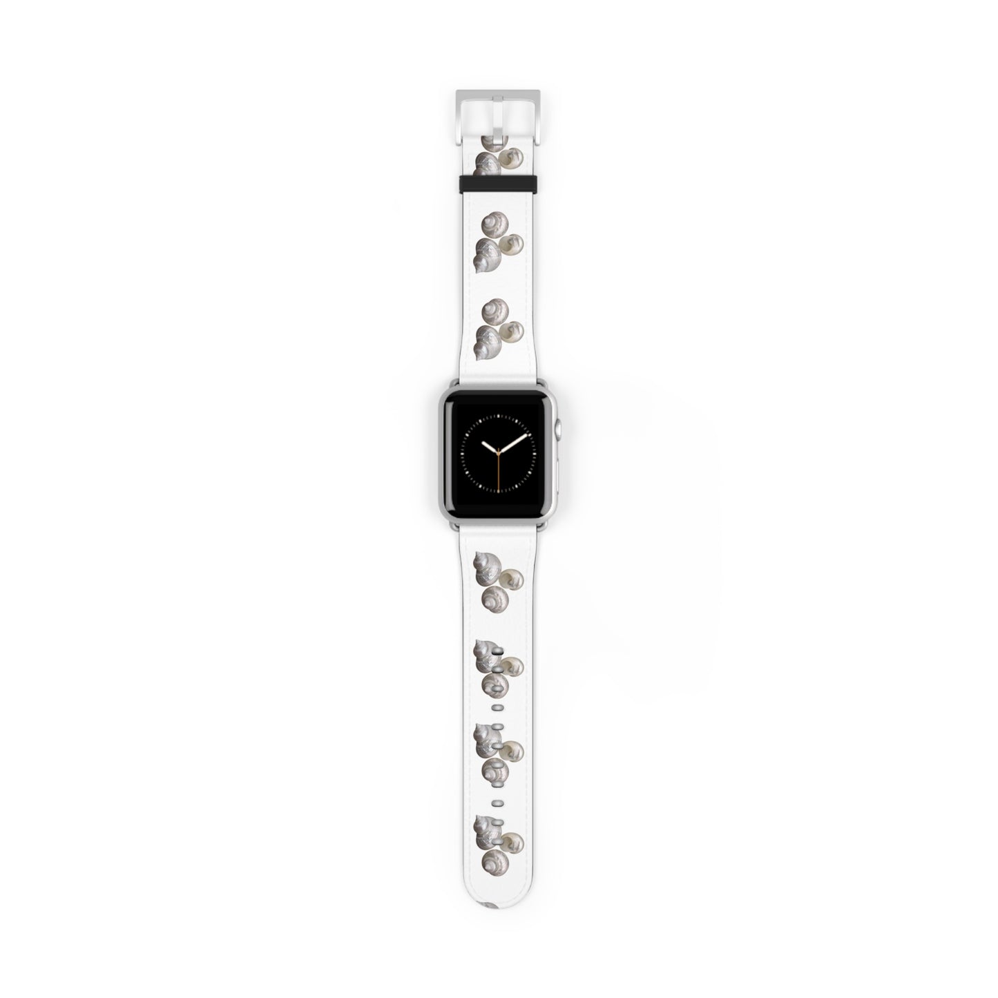 Apple Watch Band - Nautilus Shell Trio, white