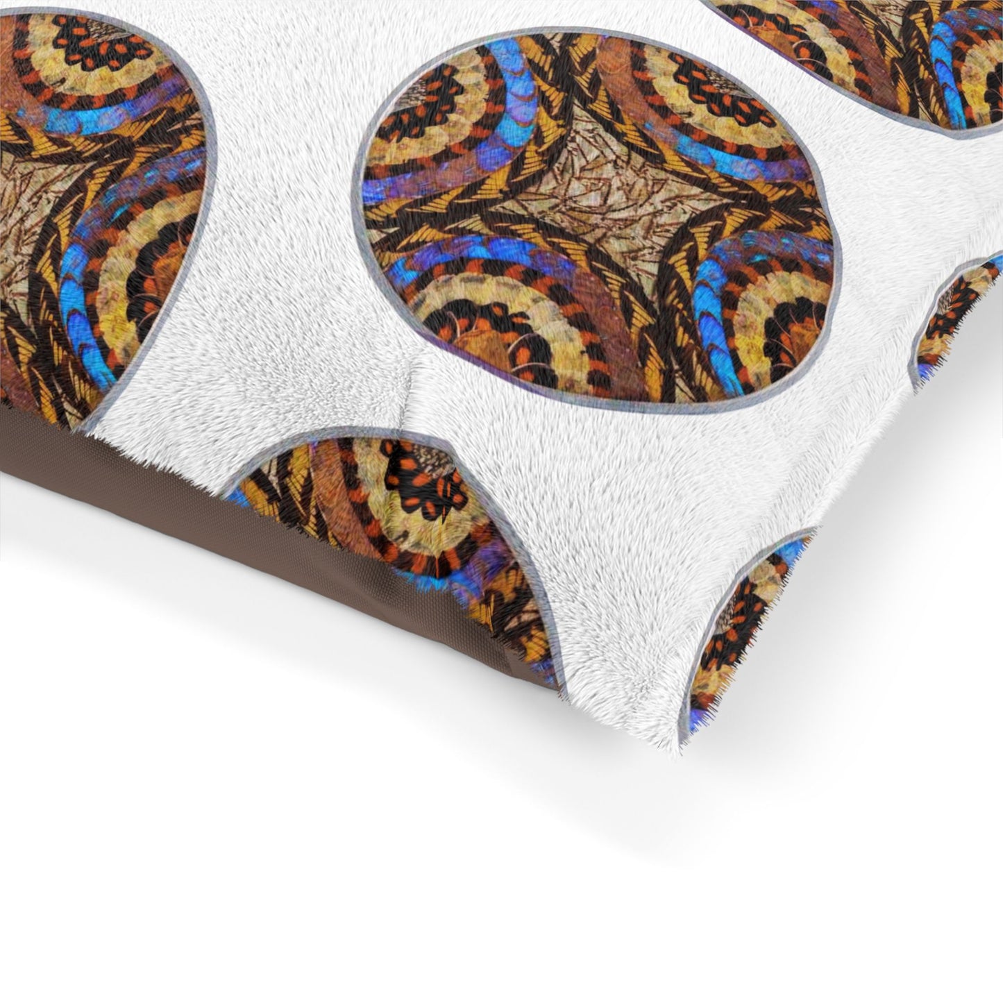 Pet Bed - Cozy and Fun Dog or Cat Bed for Beach Lovers / Real Butterfly Wing Plate #3