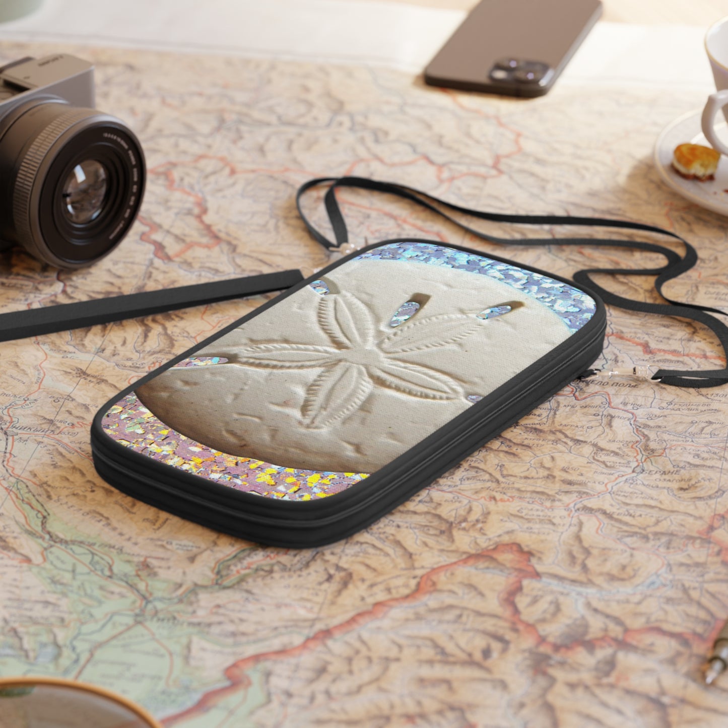 Passport Wallet – Perfect for Travelers & Adventurers / Disco Sand Dollar