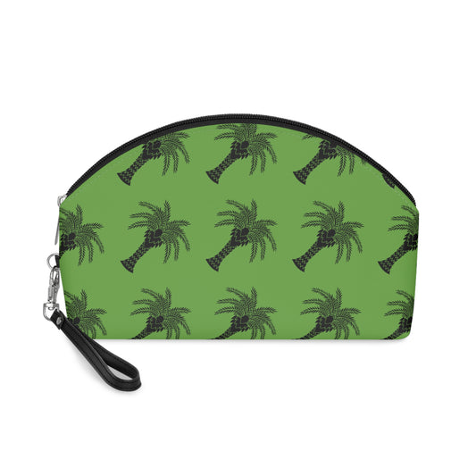 Makeup Bag - Art Deco Palm, green