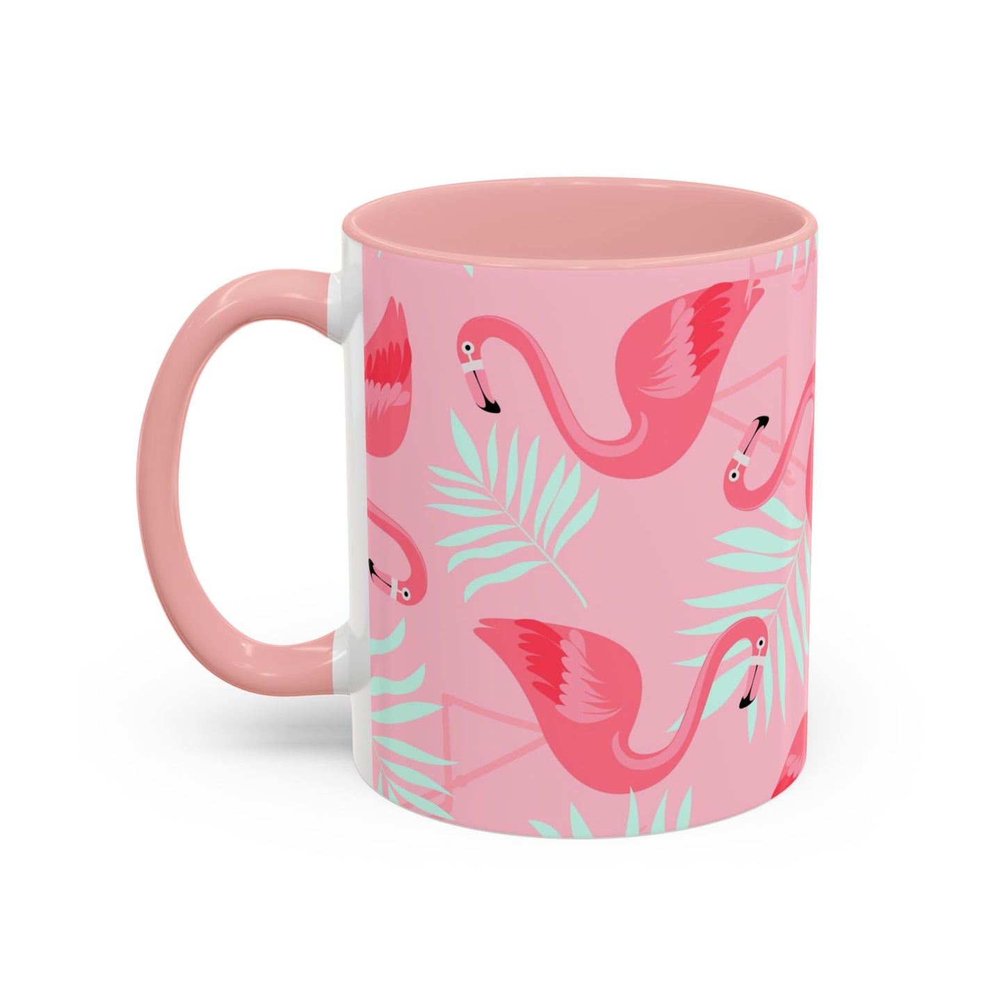 Copy of Accent Coffee Mug (11, 15oz), Hawaiian Flowers / Various Colors