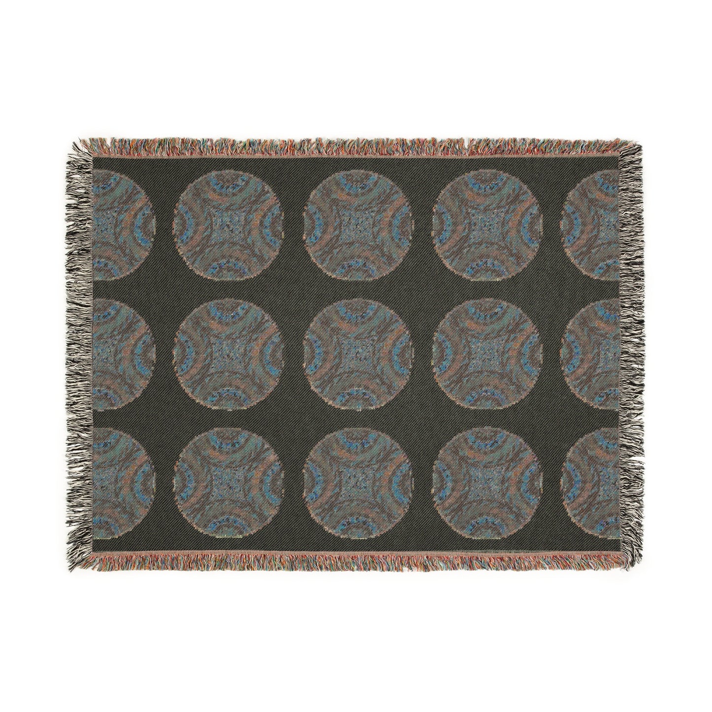 Real Butterfly Wings Woven Blanket, 3 Sizes - Tropical Home Decor