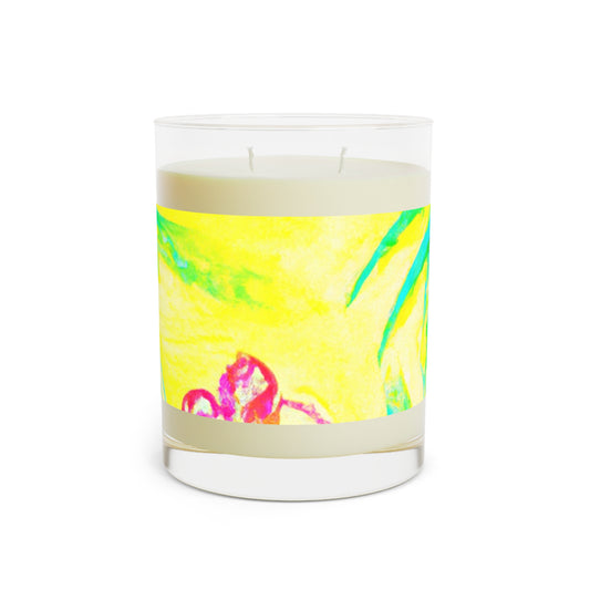 Aromatic Happy Beach Days Scented Candle - 11oz Full Glass, Coastal Decor