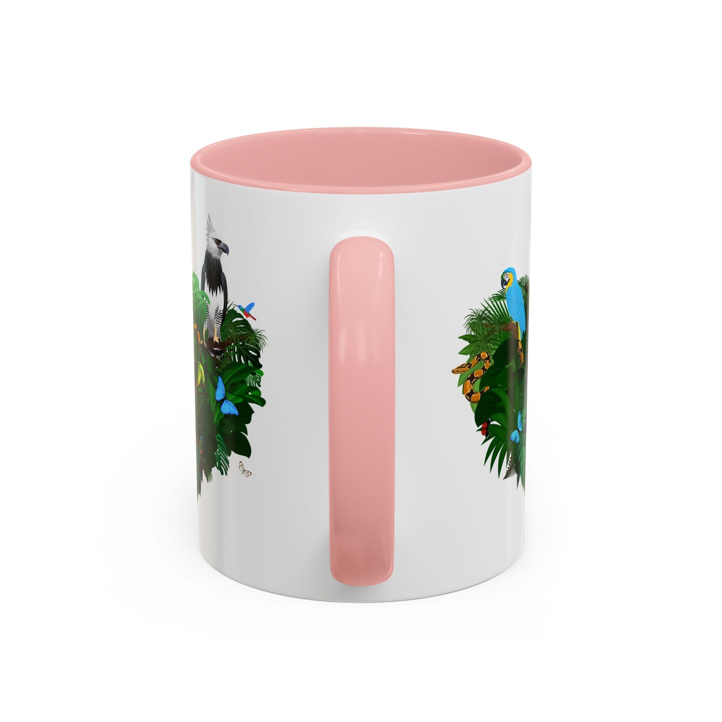 Accent Coffee Mug | Tropical-Inspired Drinkware / Rainforest Love