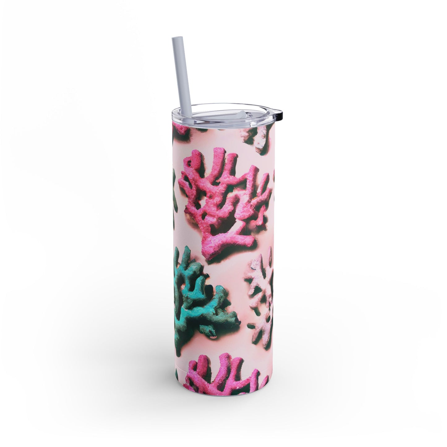 20oz Matte Tumbler, 7 Colors - Stylish Travel Cup - Corals Pink