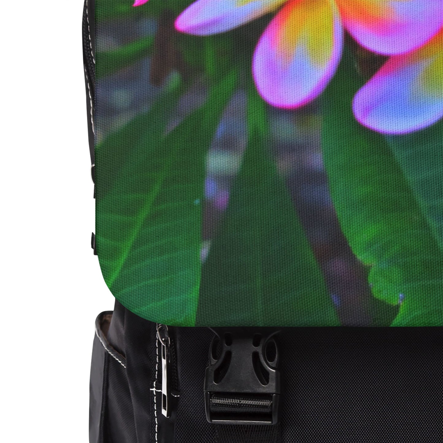 Tropical Casual Backpack - Perfect for Everyday Adventures / Hawaiian Flowers