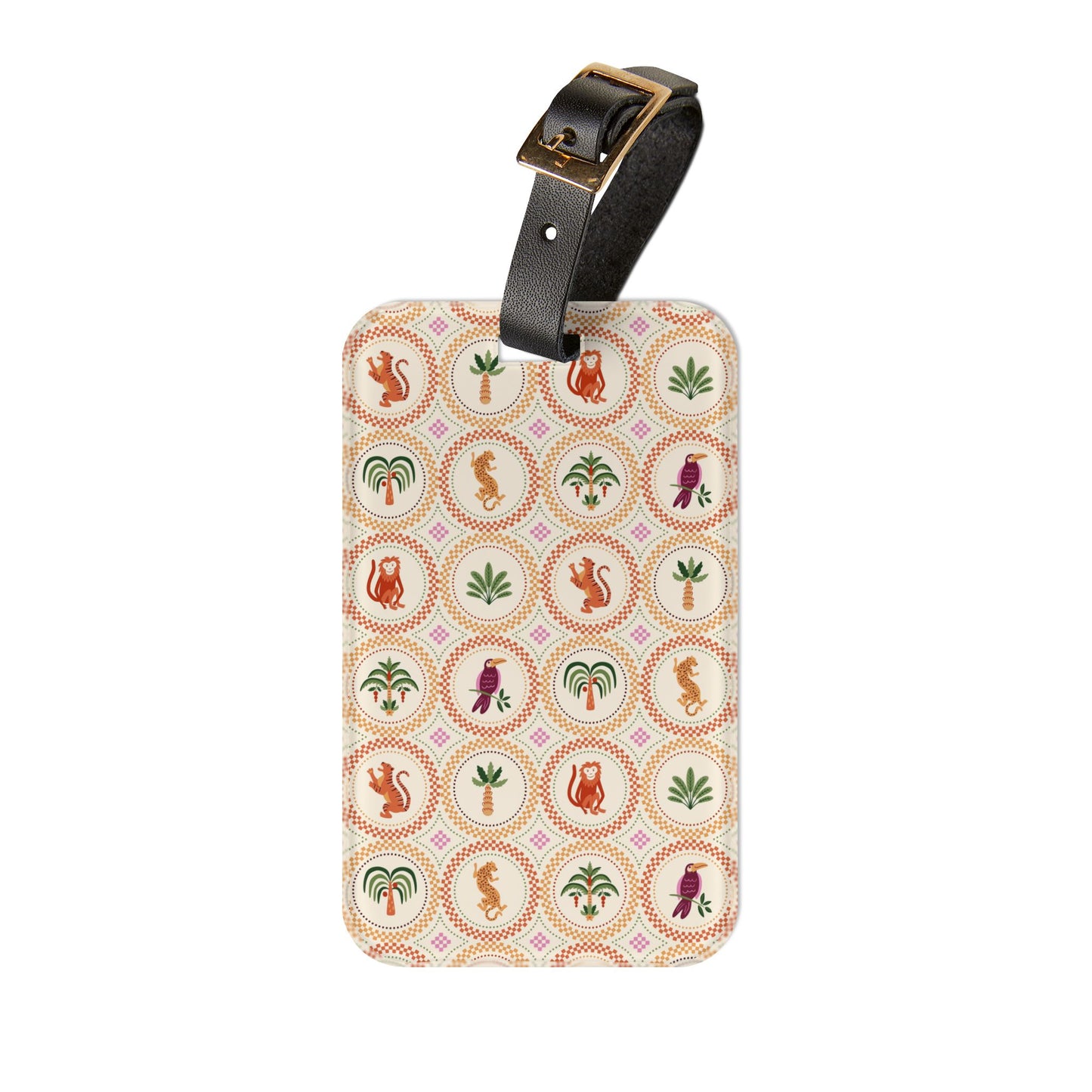 Luggage Tag - Rainforest Mosaic Friends