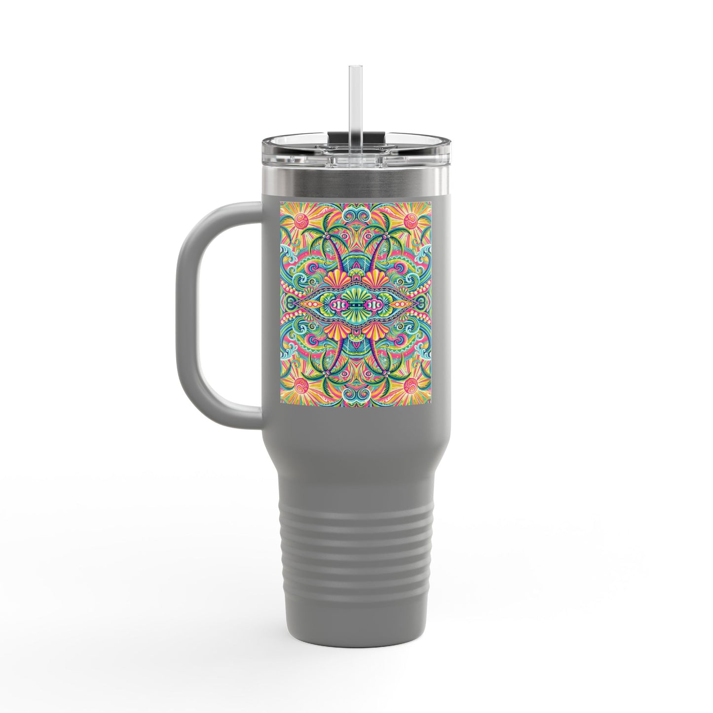 Kaleido Bay Insulated Travel Mug - 40oz - Perfect for Outdoor Adventures
