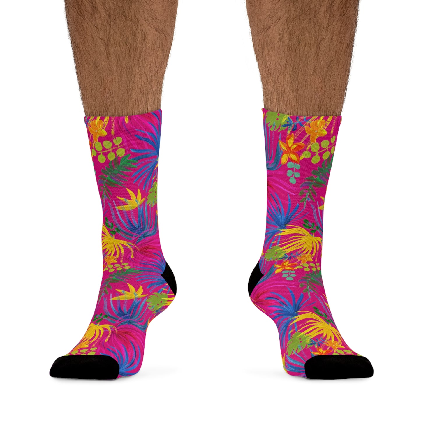 Recycled Poly Socks, Exotic Flora