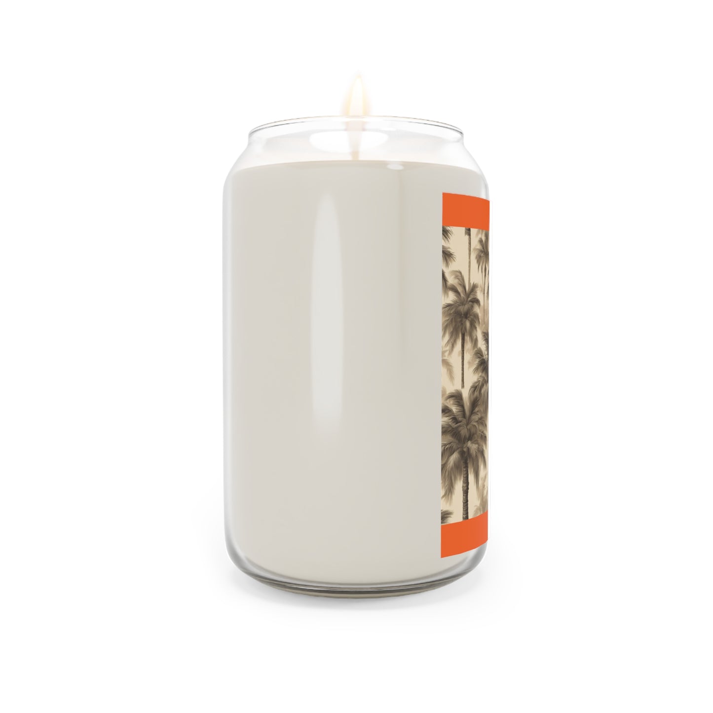 Scented Candle, 13.75oz - Lisa's Fluffy Palms, orange