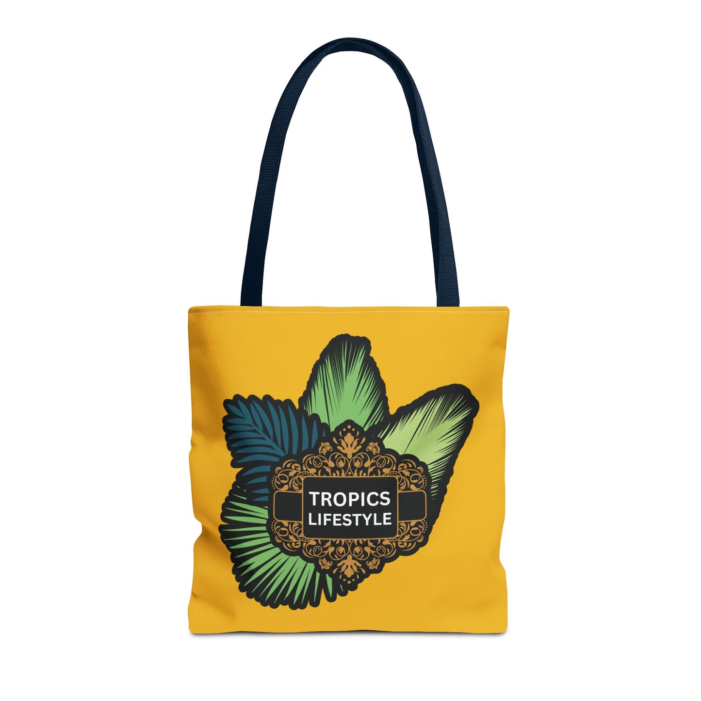 Elegant Tropics Lifestyle Logo Tote Bag - 3 Sizes, Yellow