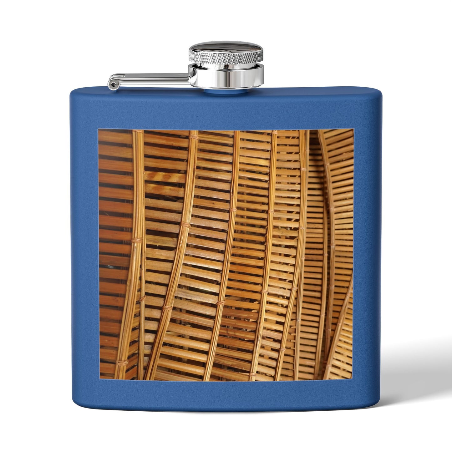 Tropical Stainless Steel 6 oz. Flask, Many Colors  – Natural Bamboo Flow