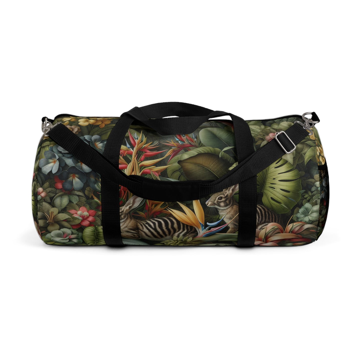 Tropical Duffel Bag - Perfect for Travel and Gym / Rainforest Rabbit Outing