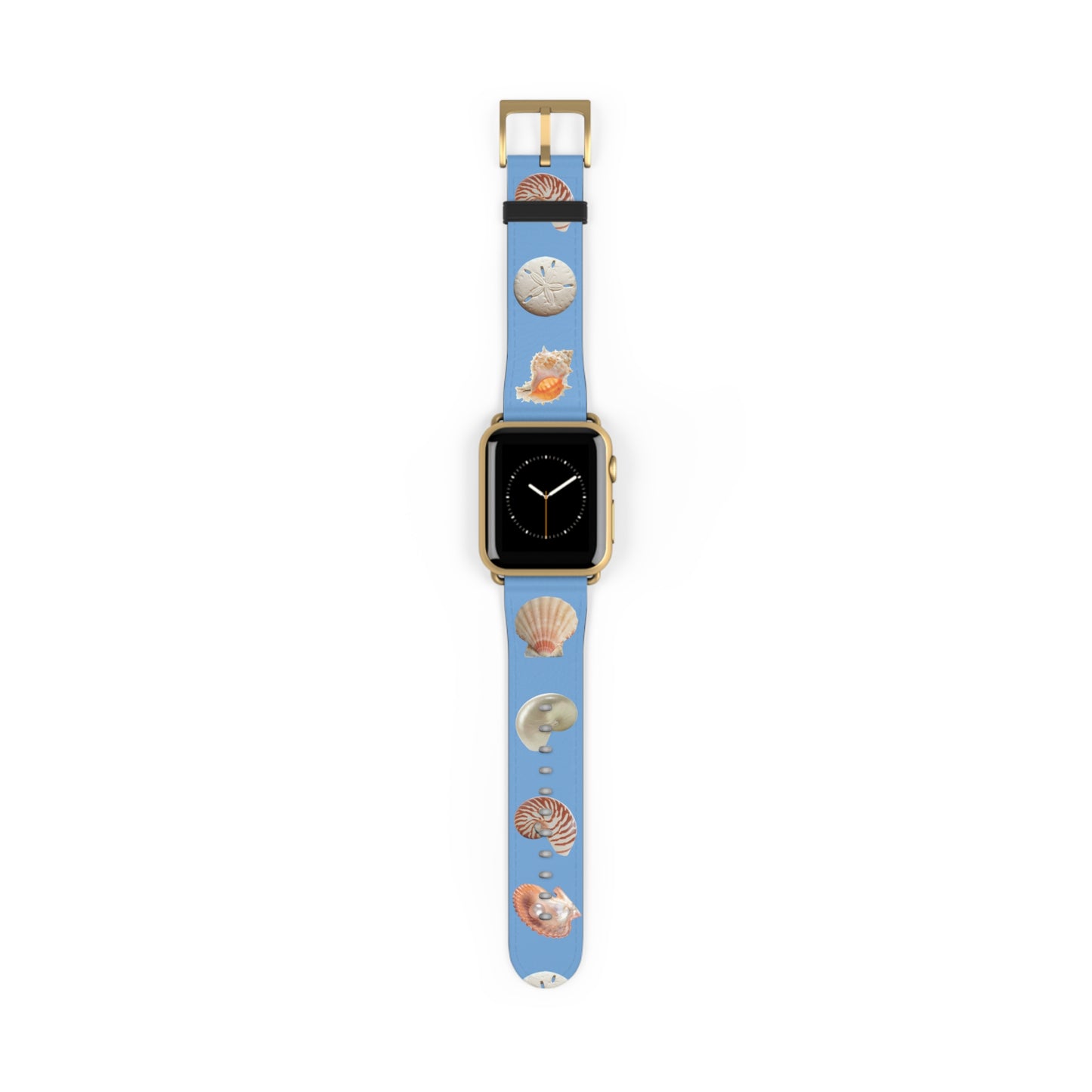 Apple Watch Band - Mixed REAL Seashells/Lt. Blue