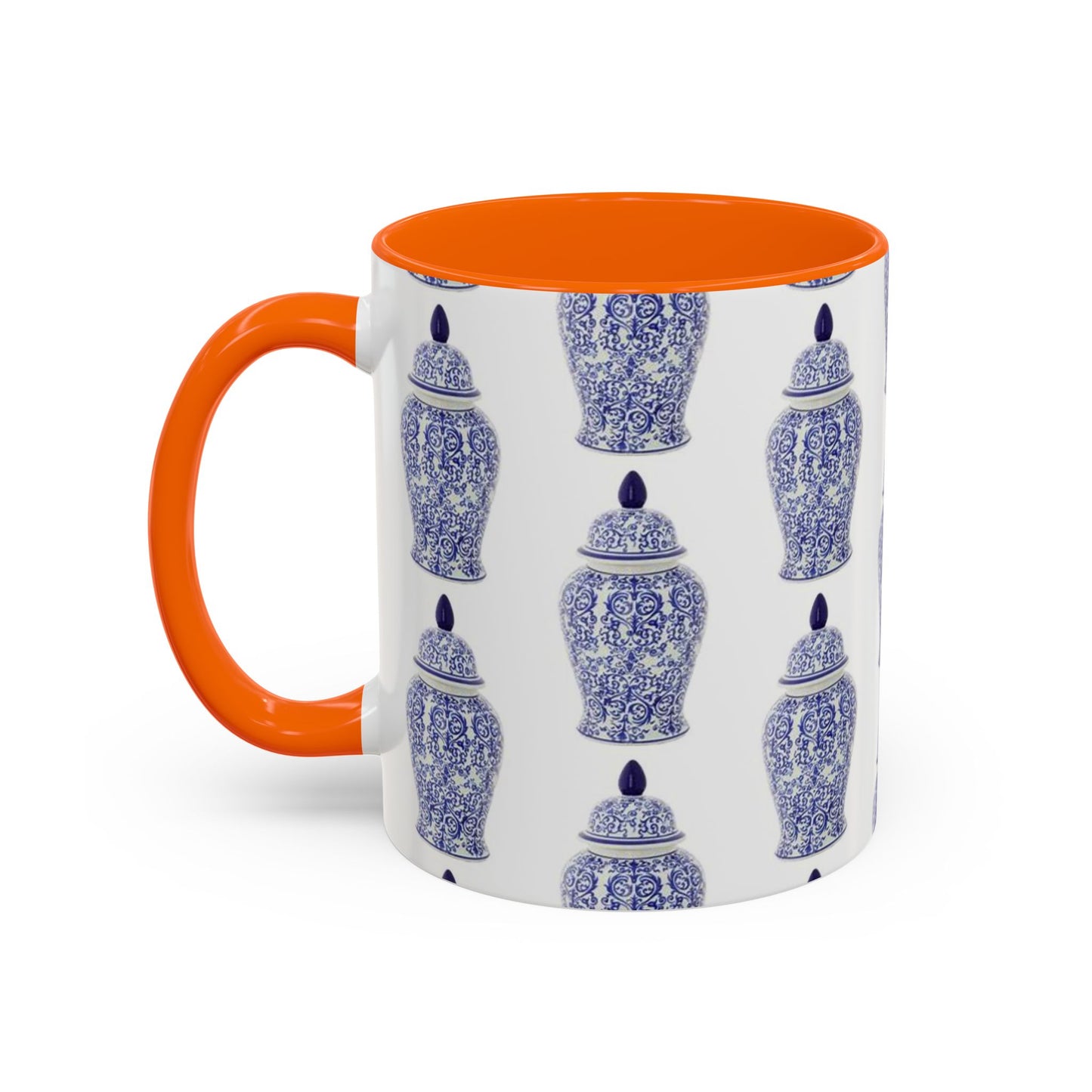 Accent Coffee Mug (11, 15oz), Blue Ginger Jar, Various Colors