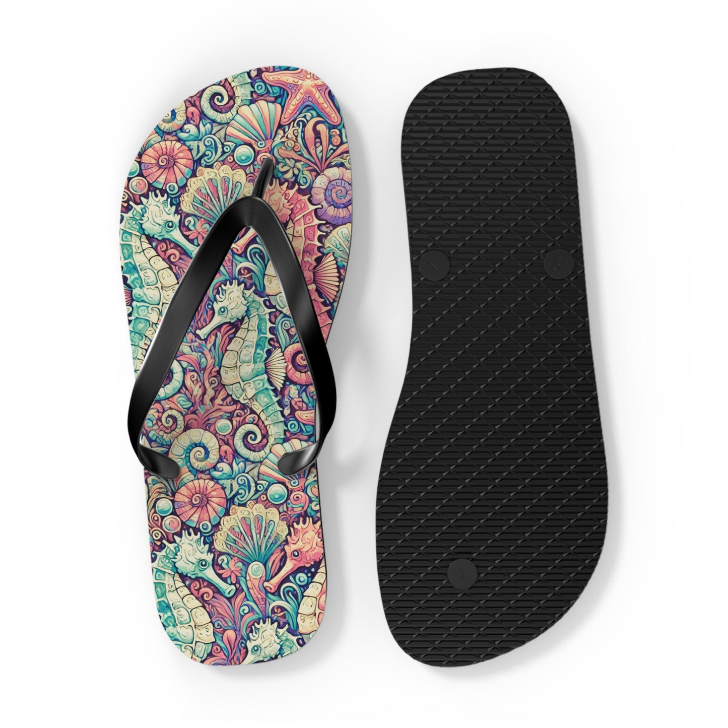 Flip Flops - Seahorses/Retro