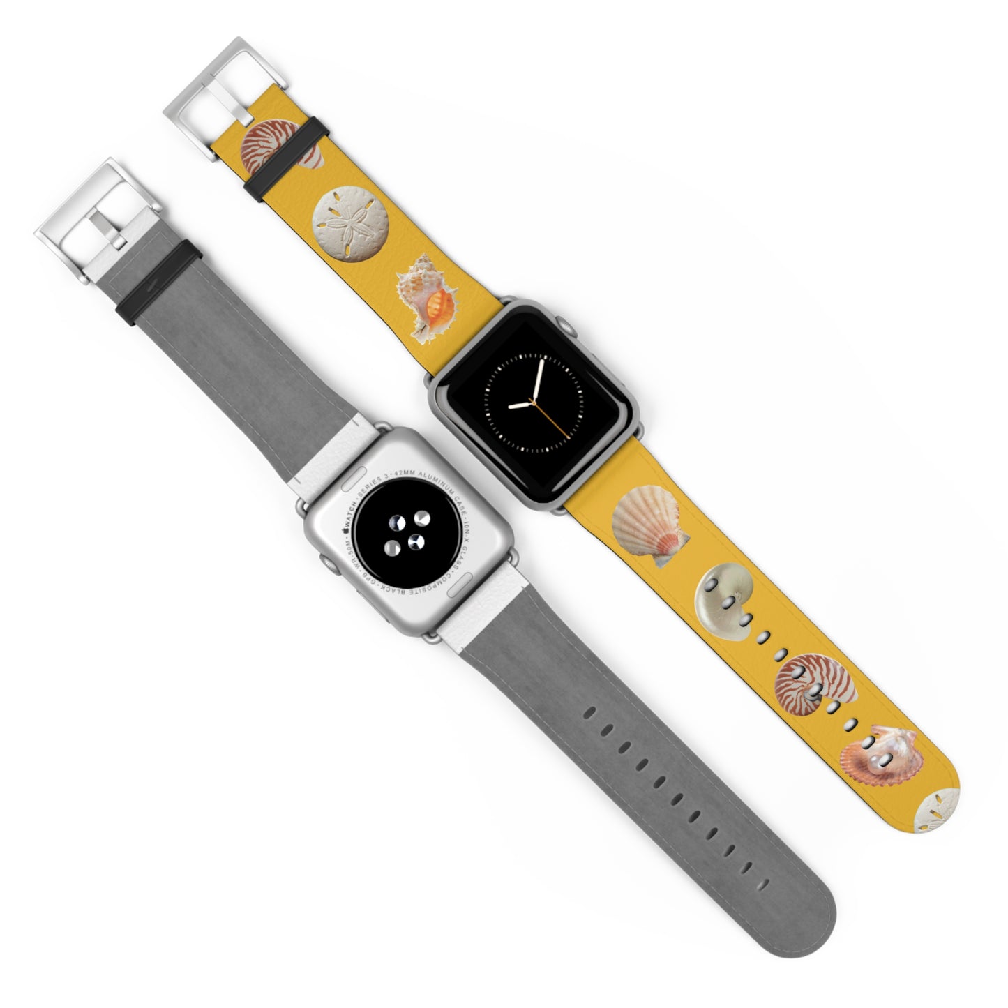 Apple Watch Band - Mixed REAL Seashells/Yellow