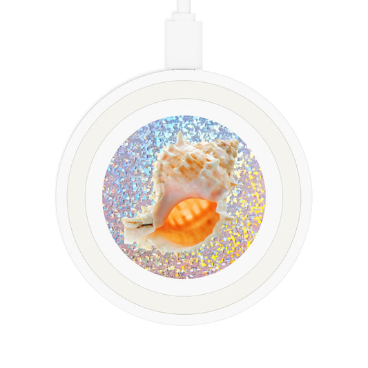 Quake Wireless Charging Pad - Disco Conch