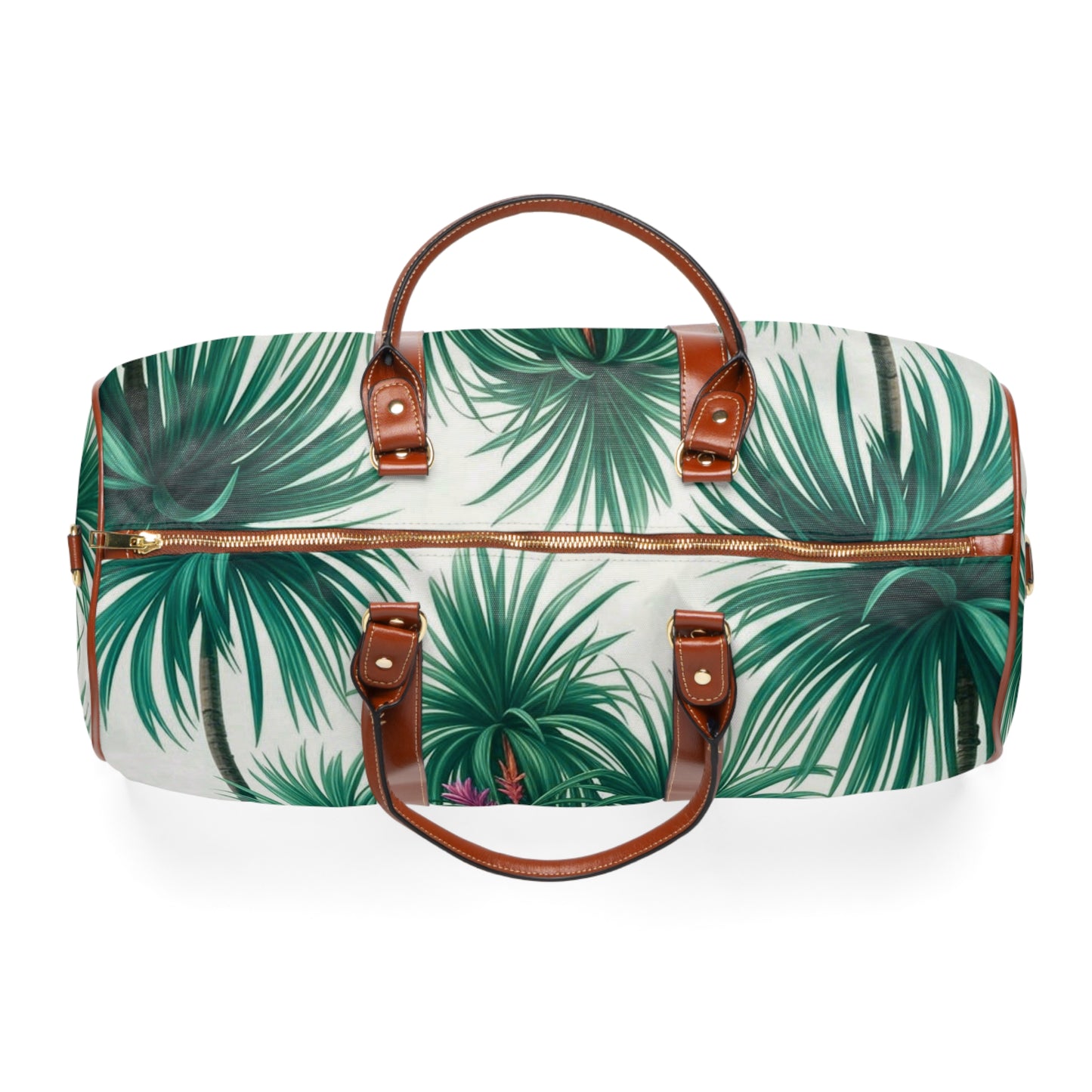 Tropical Waterproof Travel Bag - Perfect for Beach Getaways / Tiny Palm Island