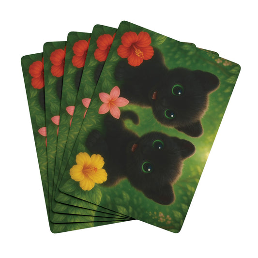 Poker Playing Cards - Baby Black Panthers