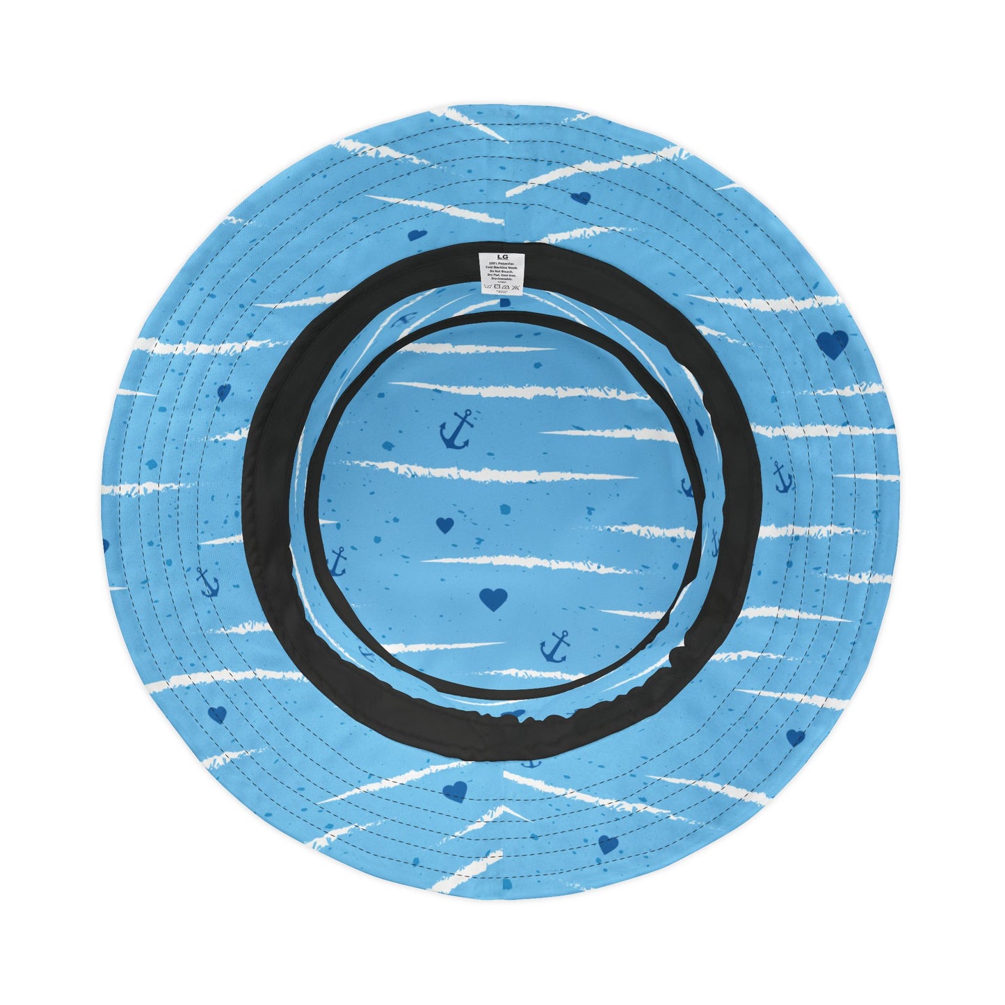 Tropical Polyester Bucket Hat, 2 Sizes - Sailing