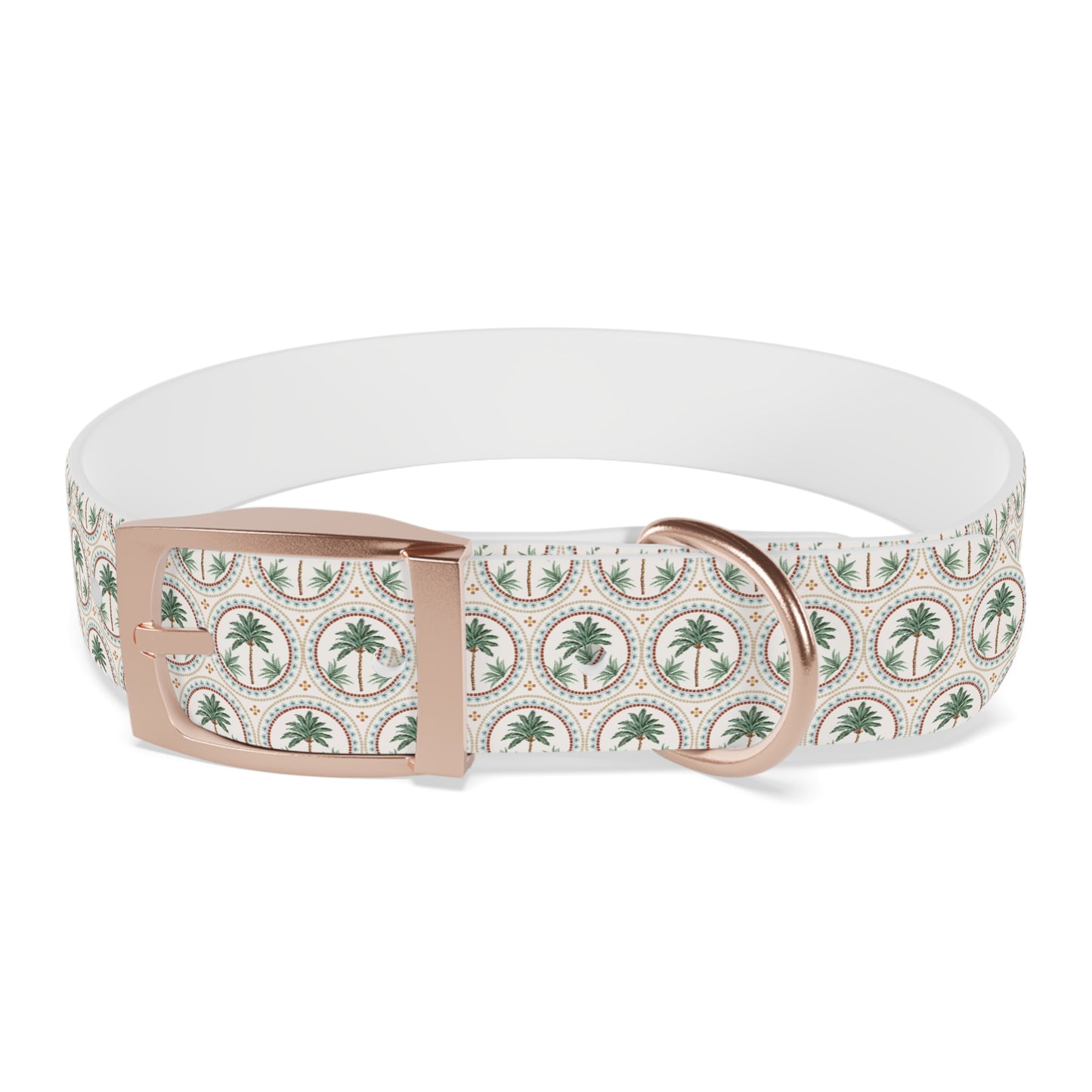 Dog Collar - Mosaic Palm Tree