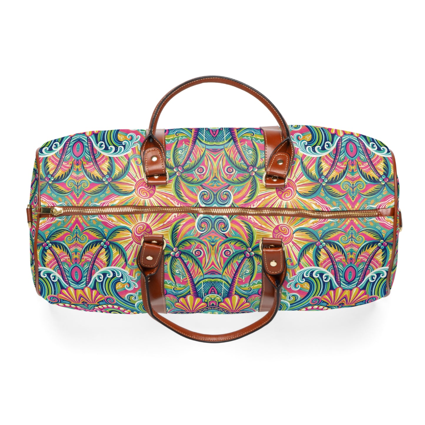 Tropical Waterproof Travel Bag - Perfect for Beach Getaways / Kaleido Bay