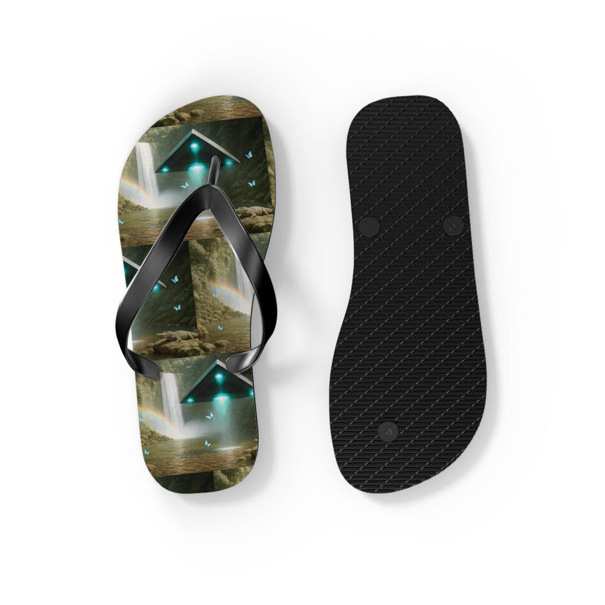 Flip Flops - UFO and Waterfall