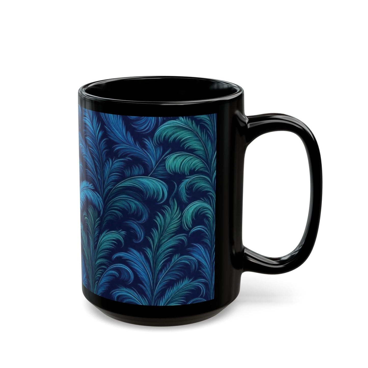 Black Coffee Mug - Rocco Deep Ocean
