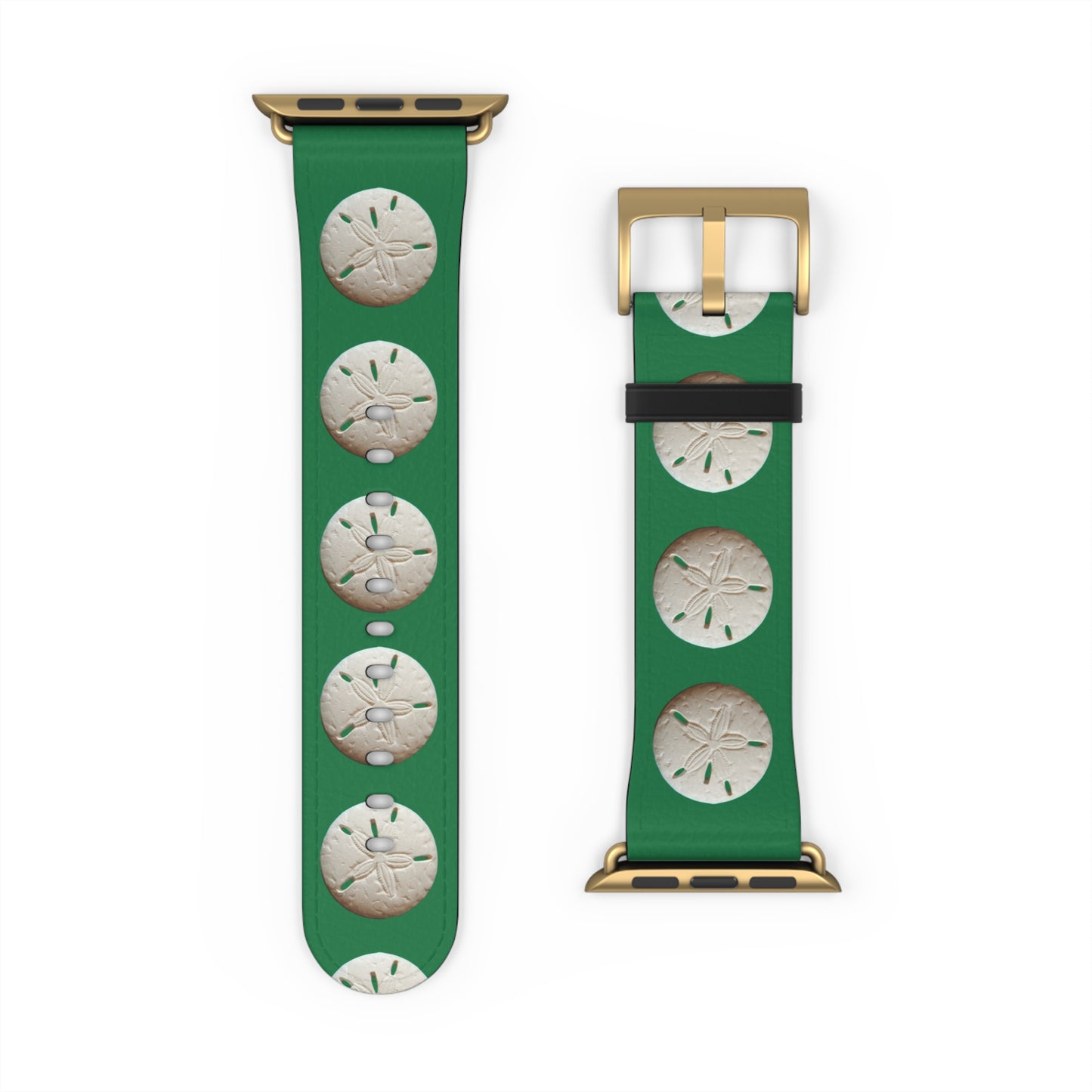 Apple Watch Band - Sand Dollar Parade, dark green