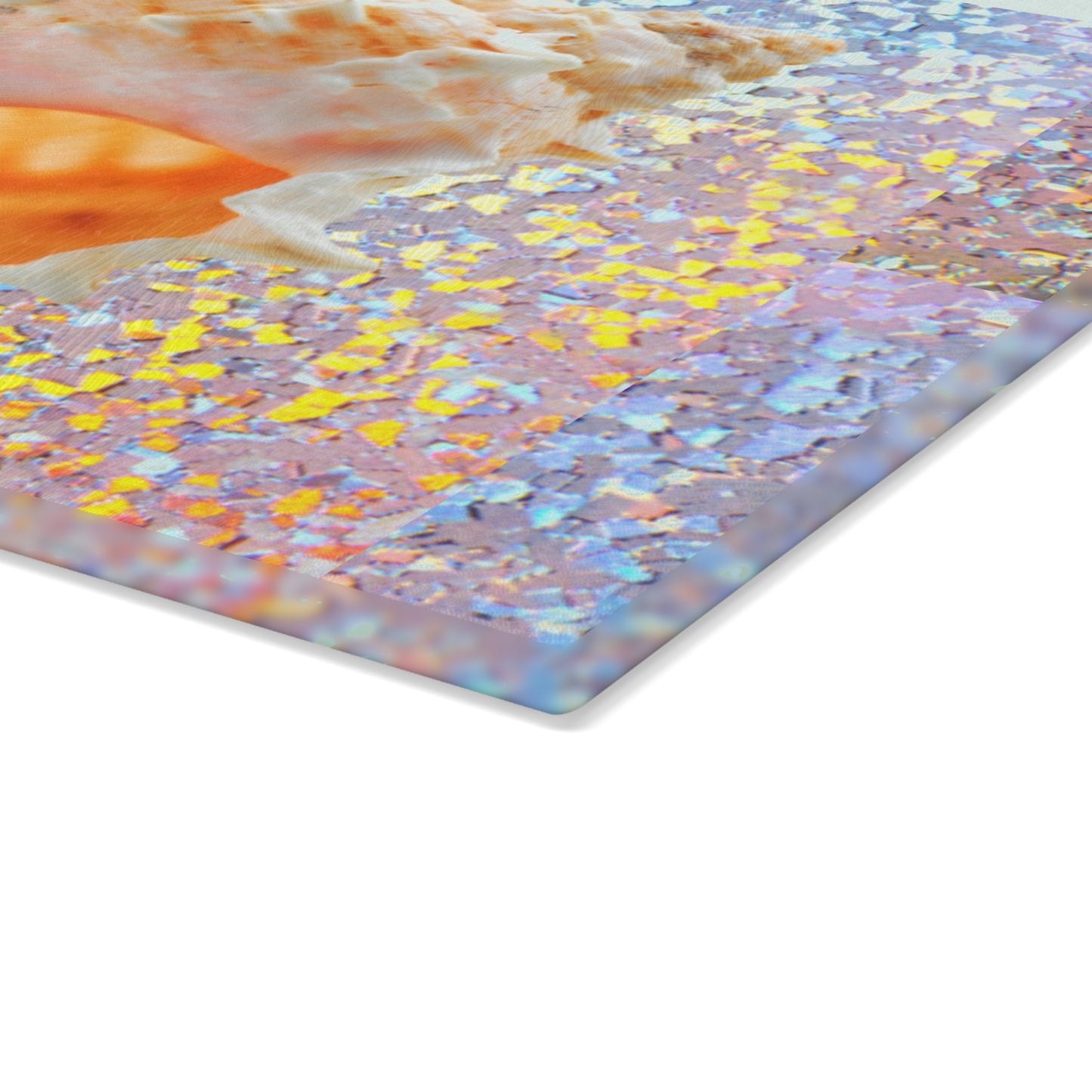 Glass Cutting Board, 2 sizes - Disco Conch