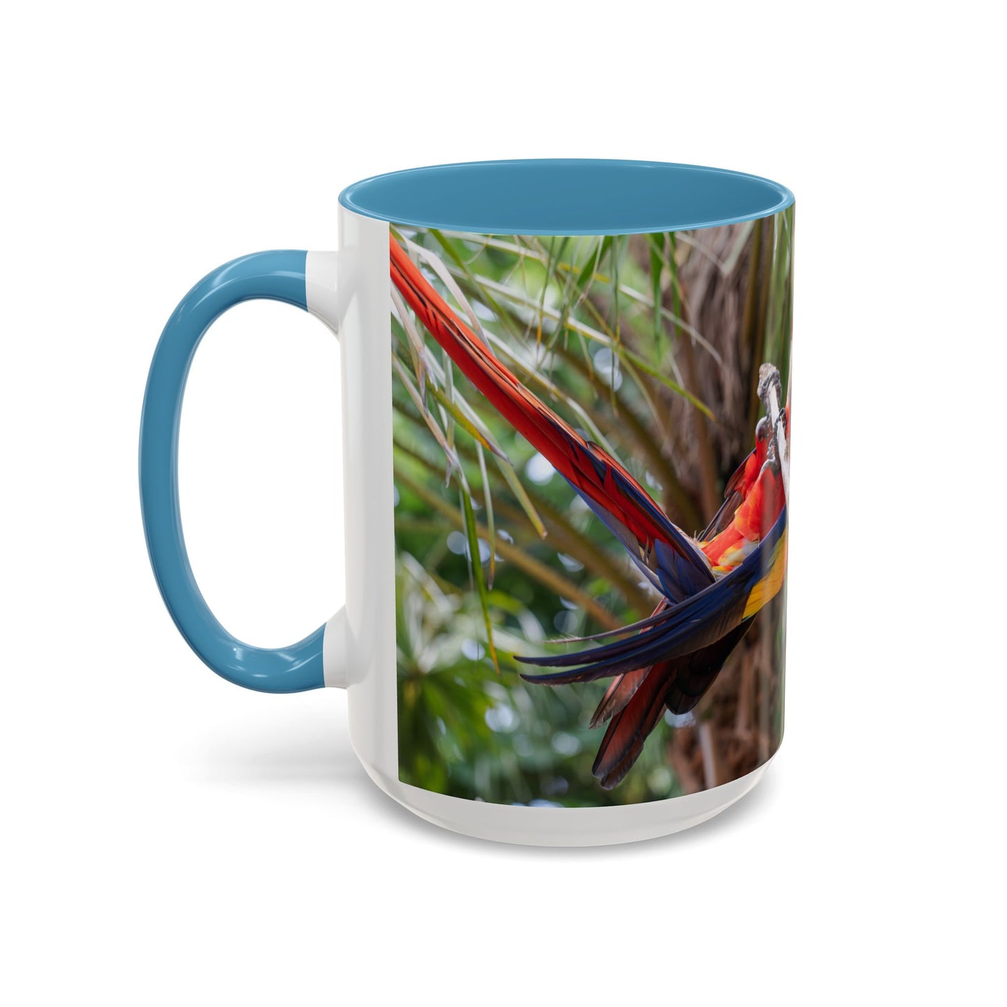 Parrot Accent Coffee Mug (11, 15oz), 8 Colors - Perch Up!